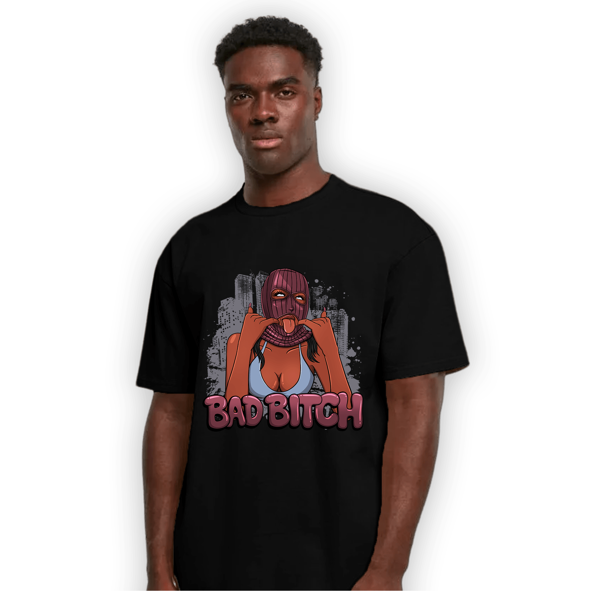 Burgundy 5s T Shirt Match Gangster Bad Bitch - NastyJamz