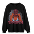 Burgundy 5s Sweatshirt Match Gangster Bad Bitch - NastyJamz