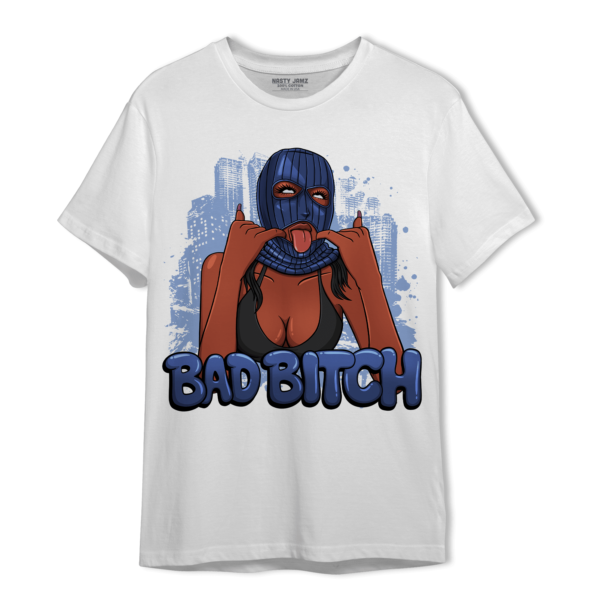 Midnight Navy 5s T Shirt Match Gangster Bad Bitch - NastyJamz