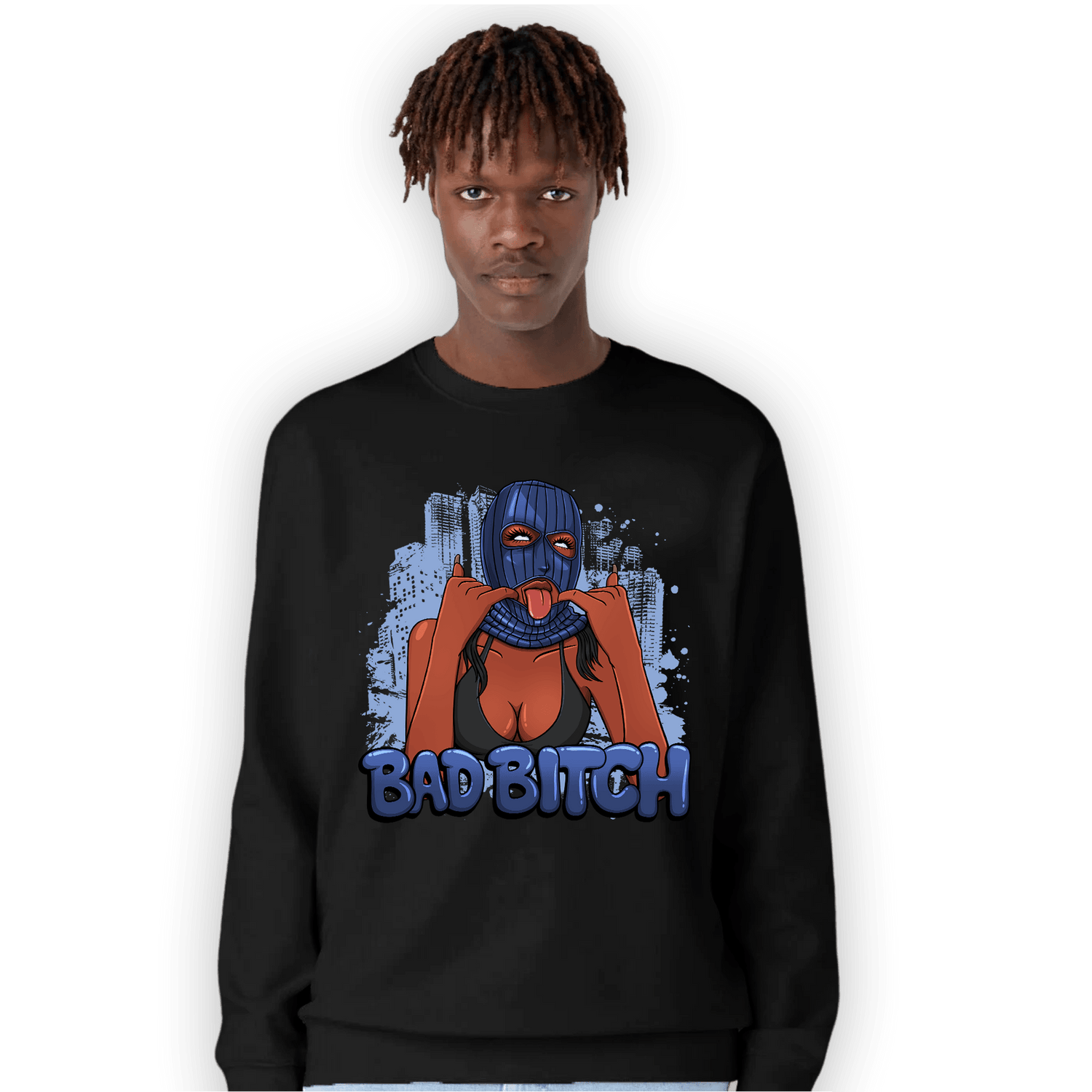 Midnight Navy 5s Sweatshirt Match Gangster Bad Bitch - NastyJamz