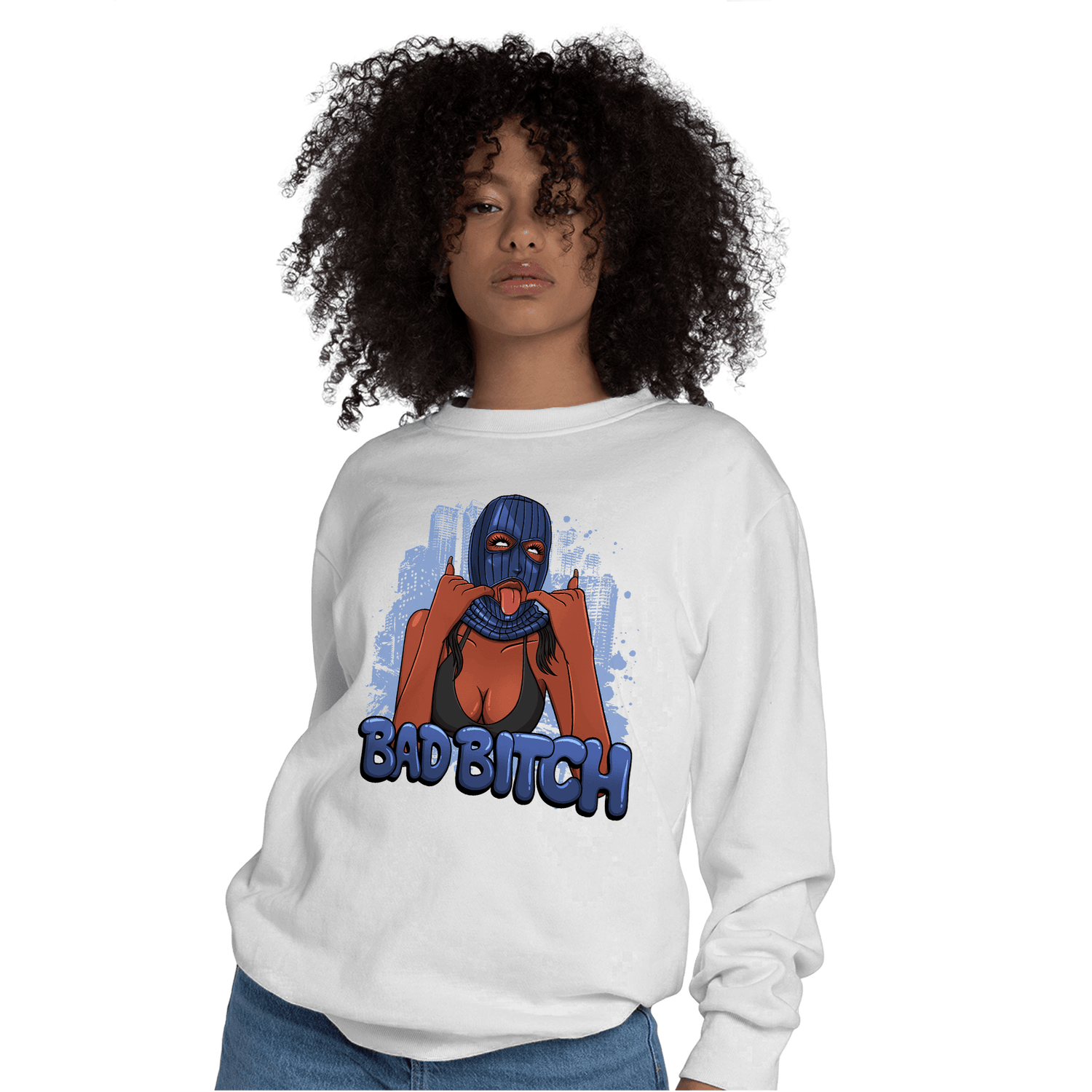 Midnight Navy 5s Sweatshirt Match Gangster Bad Bitch - NastyJamz