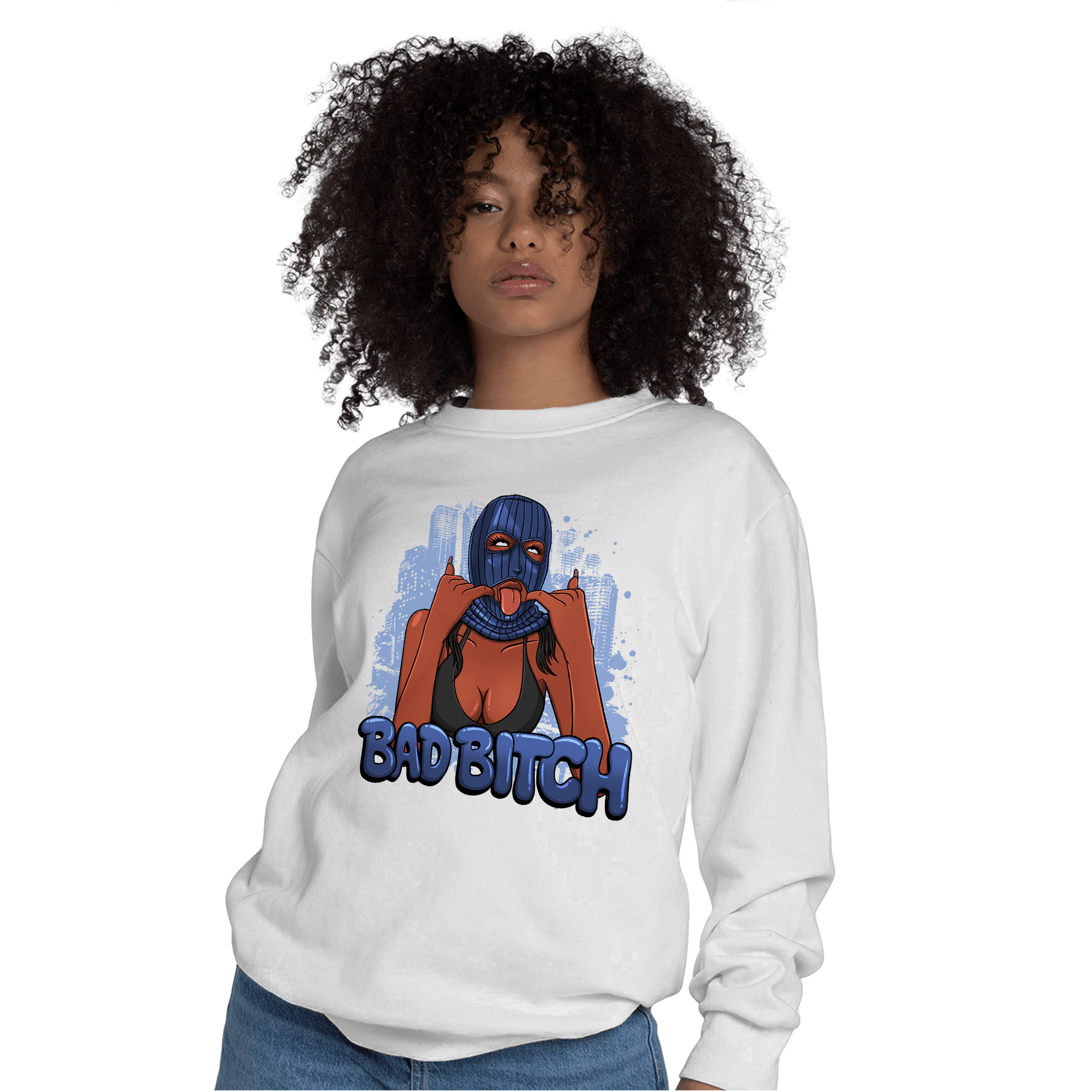 Midnight Navy 5s Sweatshirt Match Gangster Bad Bitch - NastyJamz