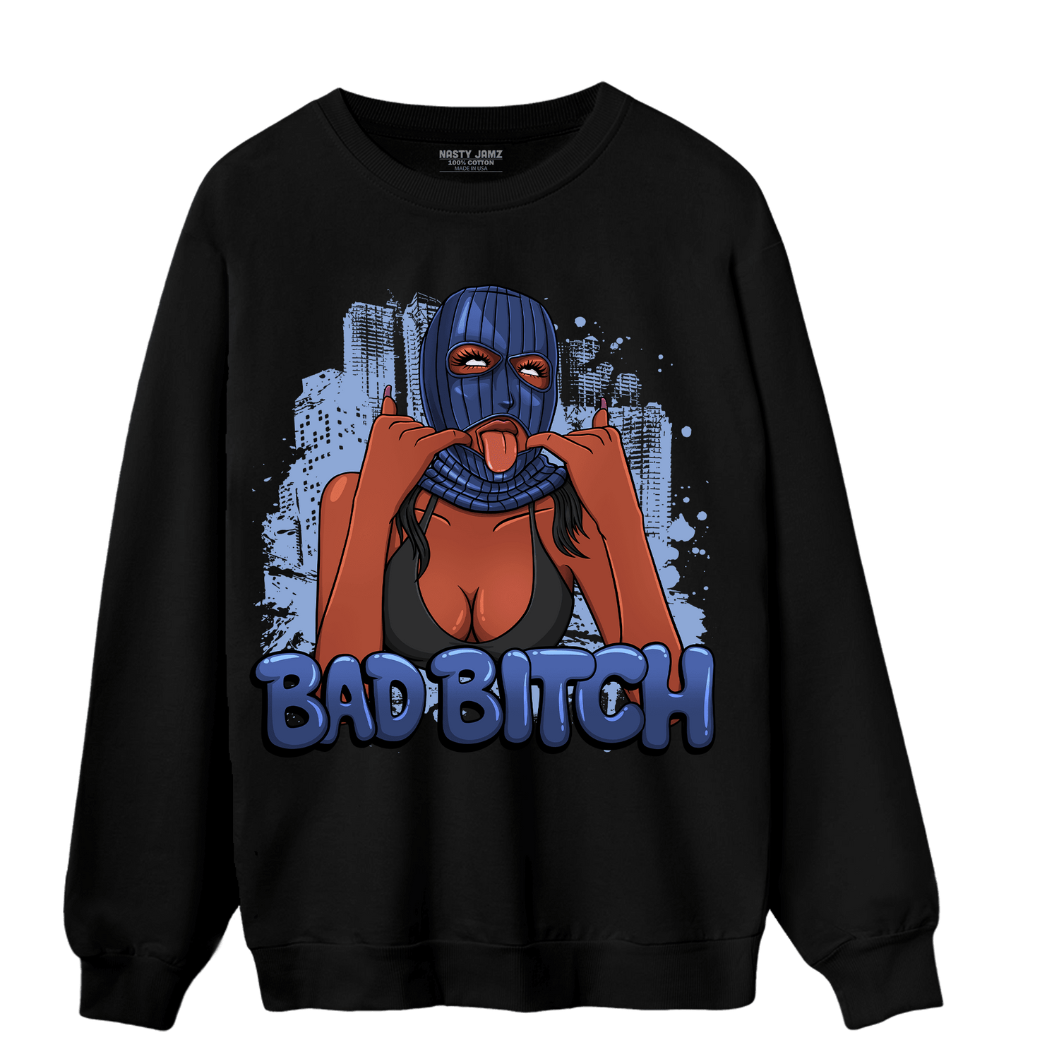 Midnight Navy 5s Sweatshirt Match Gangster Bad Bitch - NastyJamz
