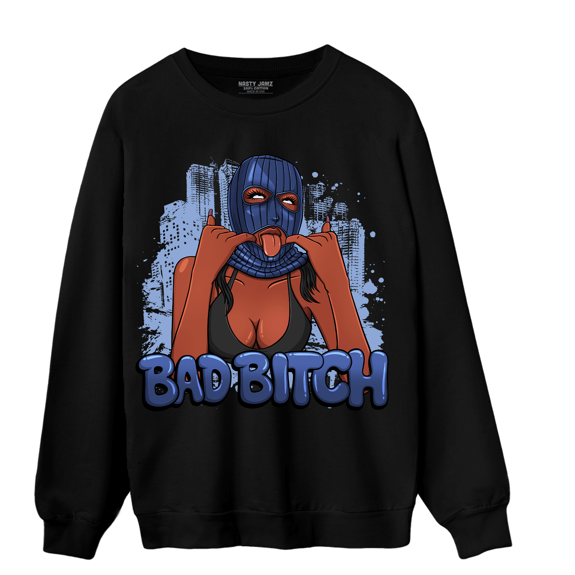 Midnight Navy 5s Sweatshirt Match Gangster Bad Bitch - NastyJamz