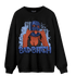 Midnight Navy 5s Sweatshirt Match Gangster Bad Bitch - NastyJamz