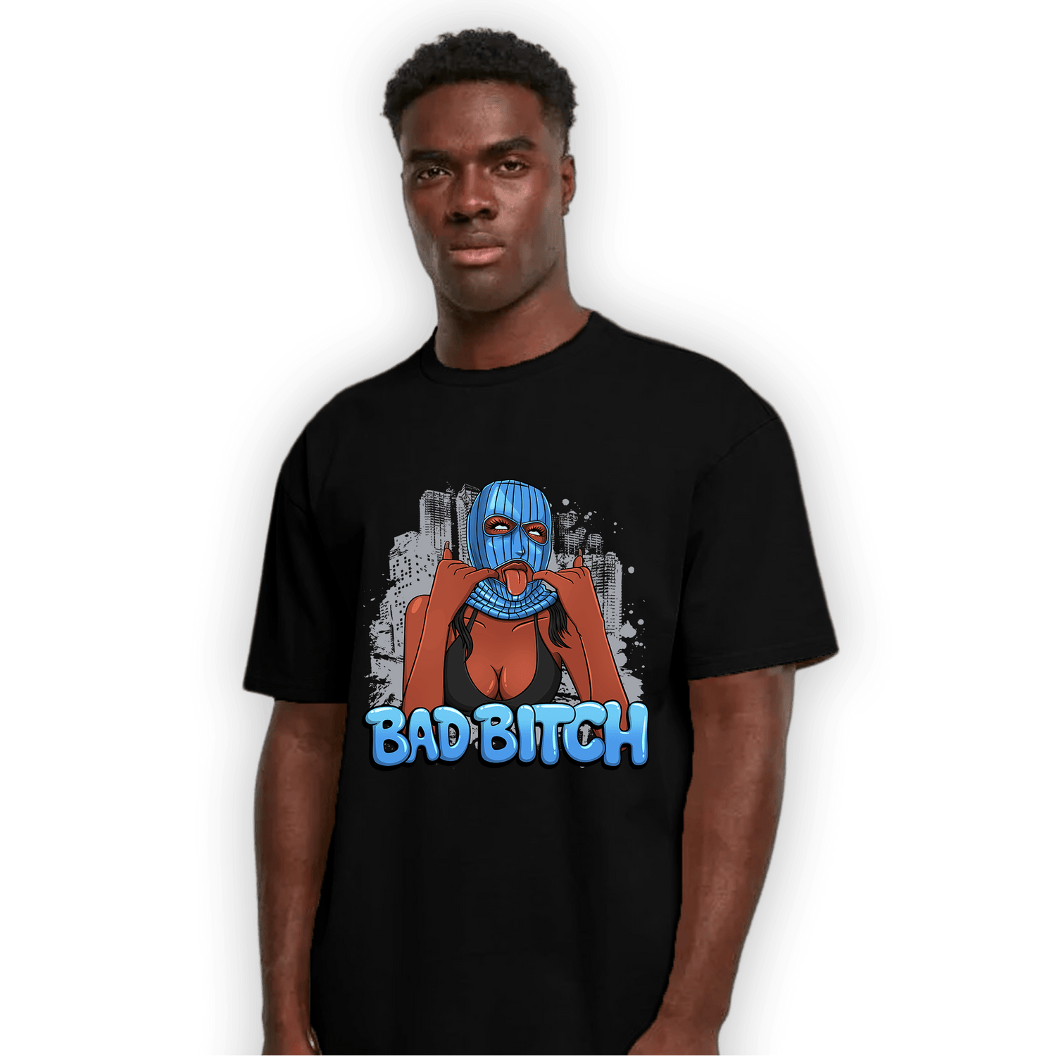 University Blue 5s T Shirt Match Gangster Bad Bitch - NastyJamz