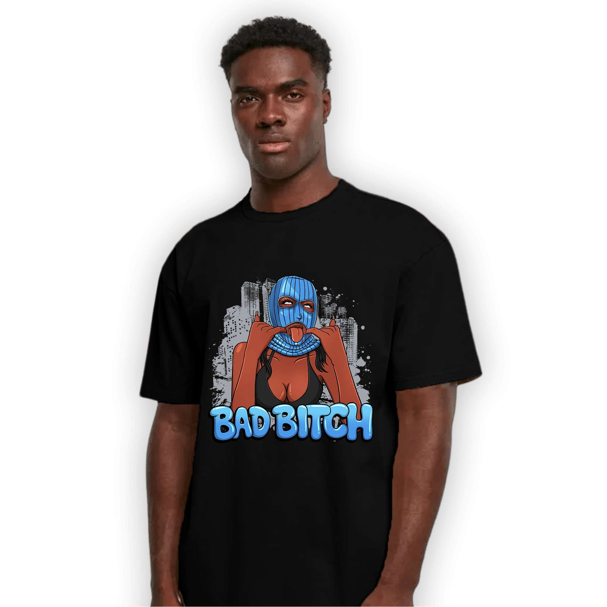 University Blue 5s T Shirt Match Gangster Bad Bitch - NastyJamz