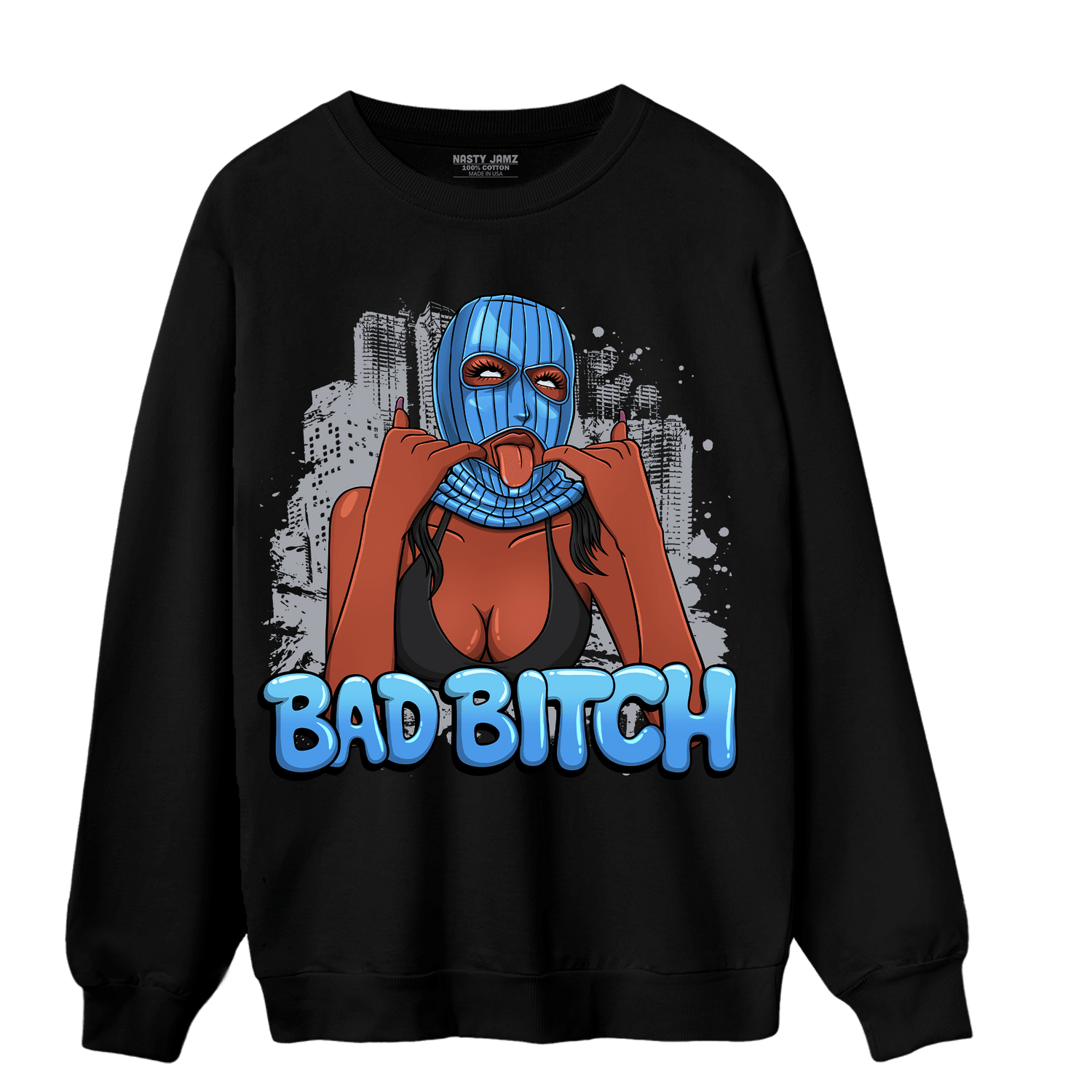 University Blue 5s Sweatshirt Match Gangster Bad Bitch - NastyJamz