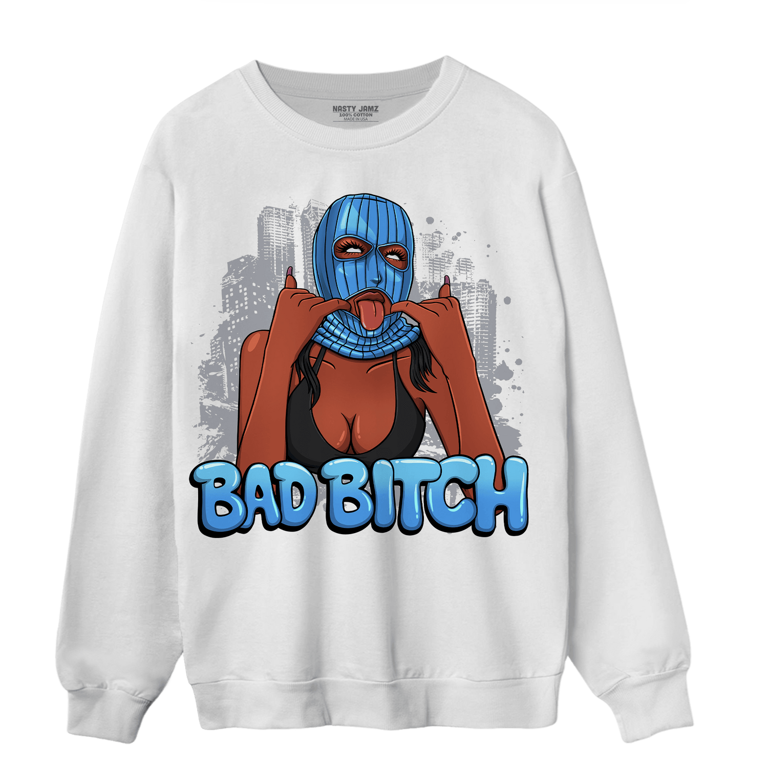 University Blue 5s Sweatshirt Match Gangster Bad Bitch - NastyJamz
