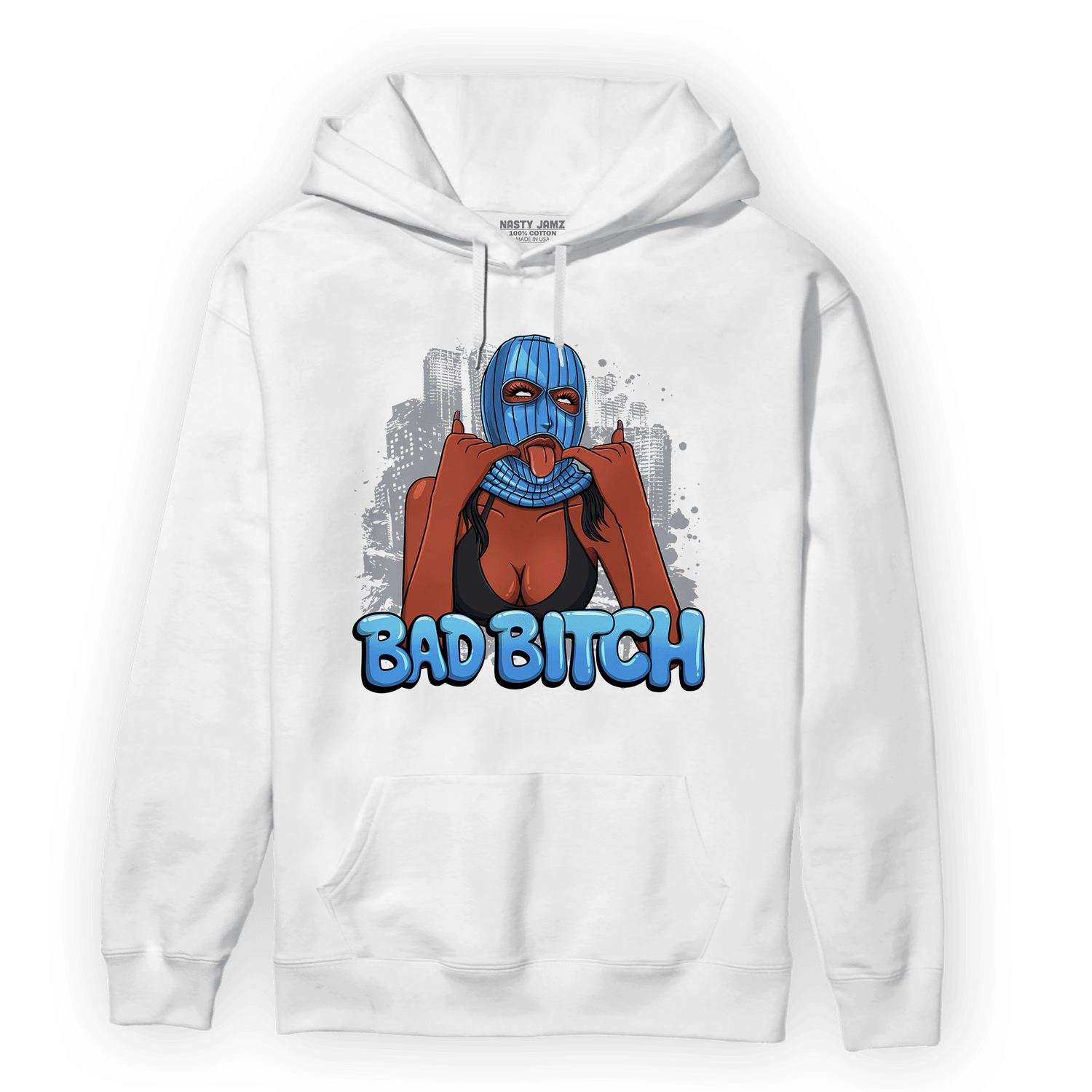 University Blue 5s Hoodie Match Gangster Bad Bitch - NastyJamz