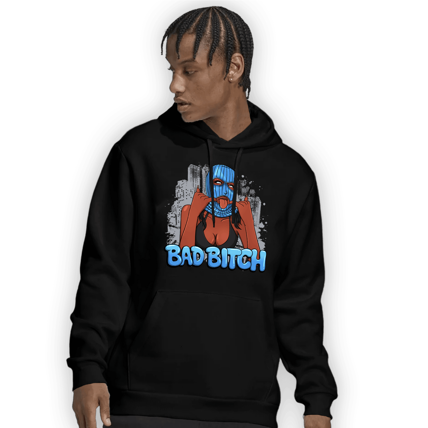 University Blue 5s Hoodie Match Gangster Bad Bitch - NastyJamz