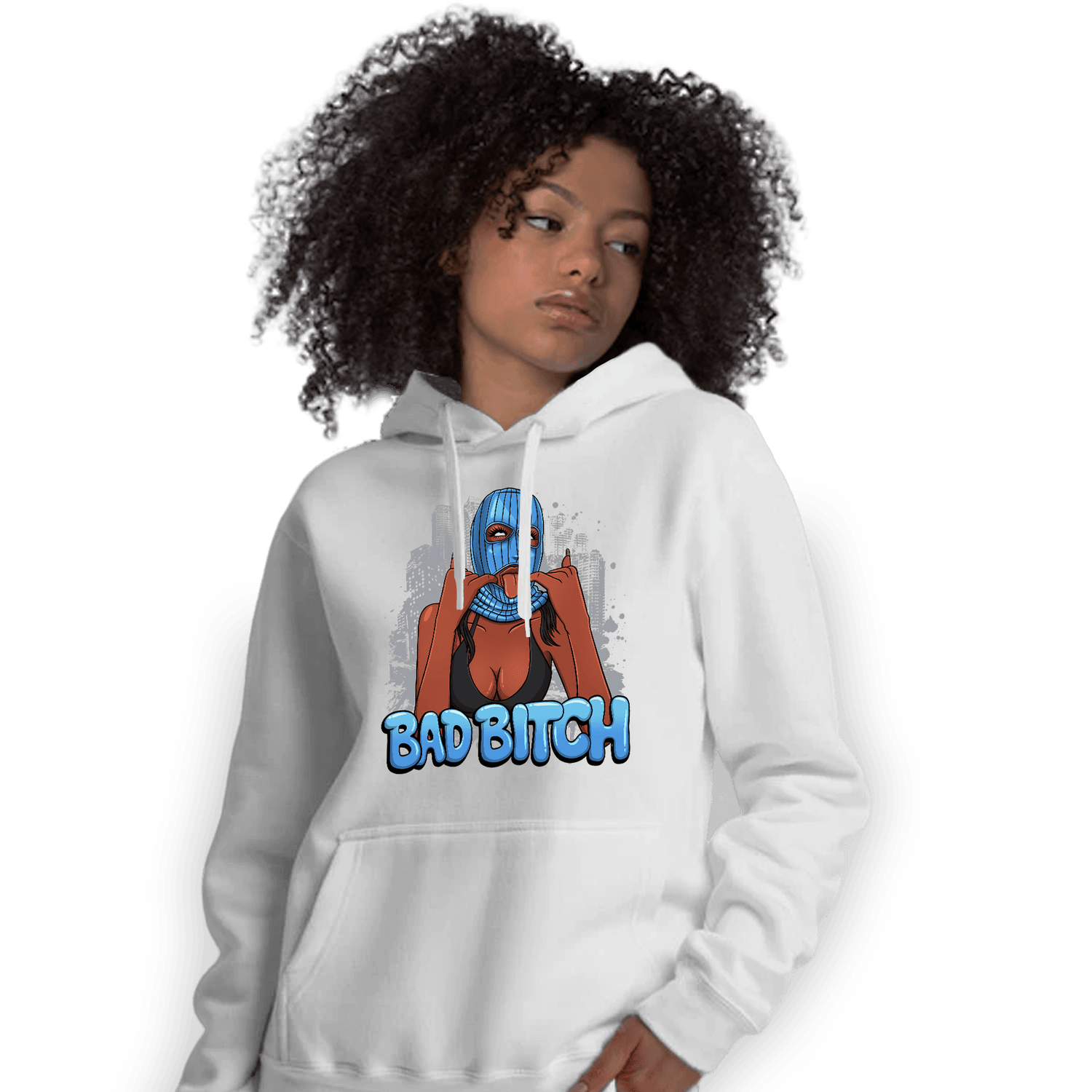 University Blue 5s Hoodie Match Gangster Bad Bitch - NastyJamz