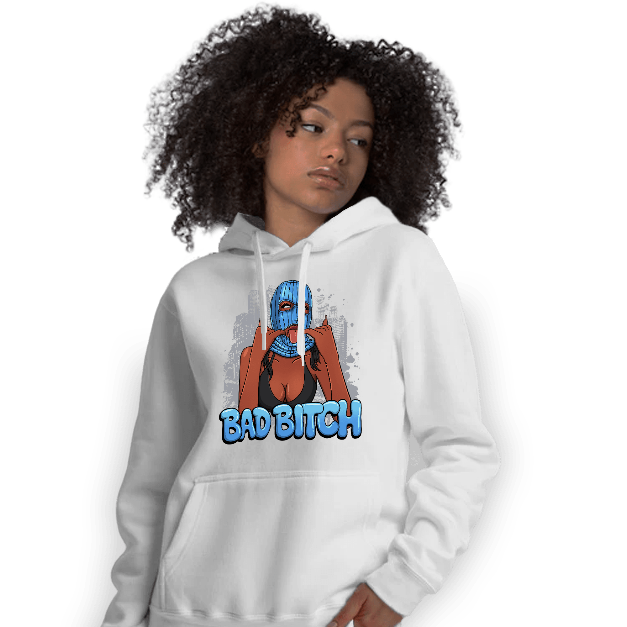 University Blue 5s Hoodie Match Gangster Bad Bitch - NastyJamz