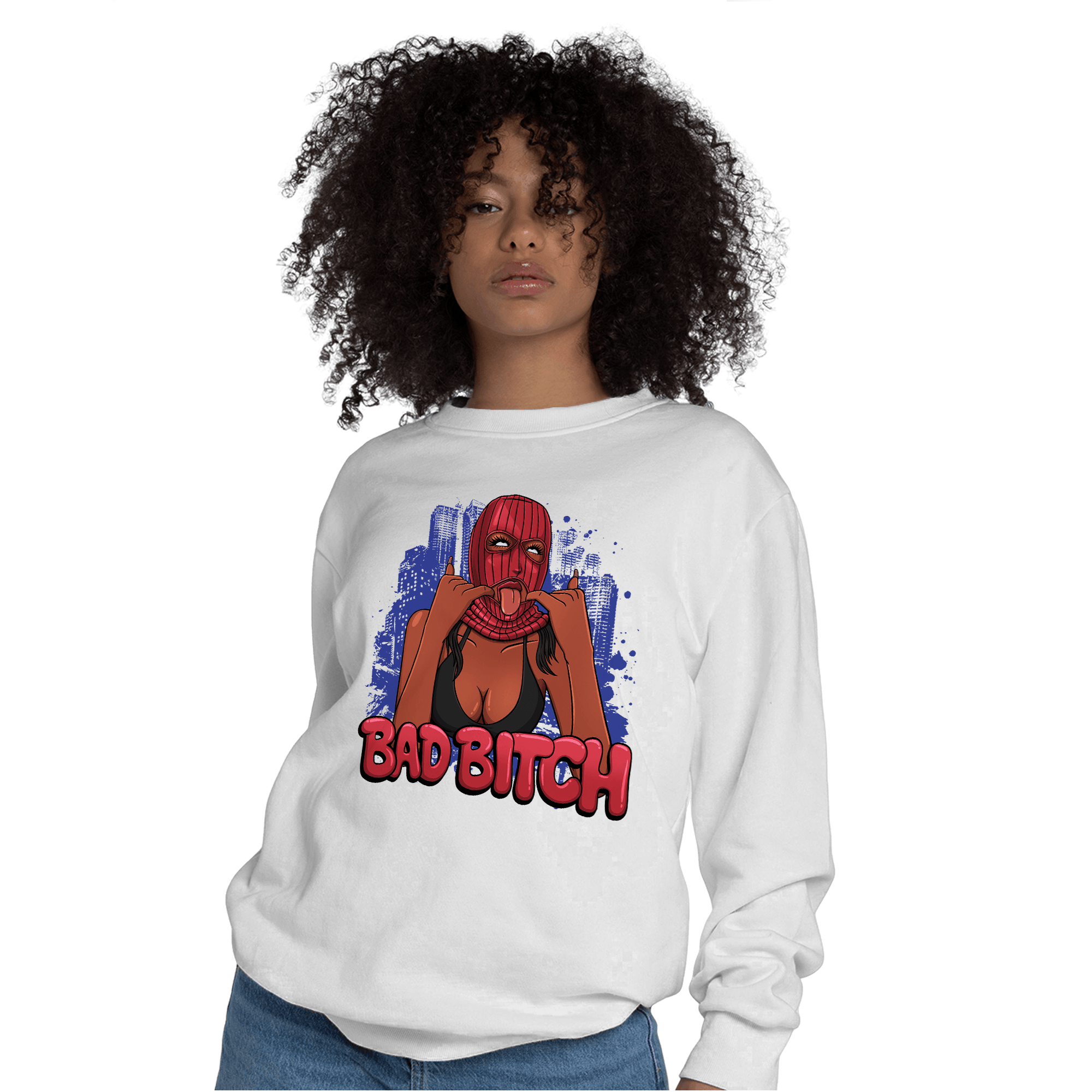 Playoffs 8s Sweatshirt Match Gangster Bad Bitch - NastyJamz