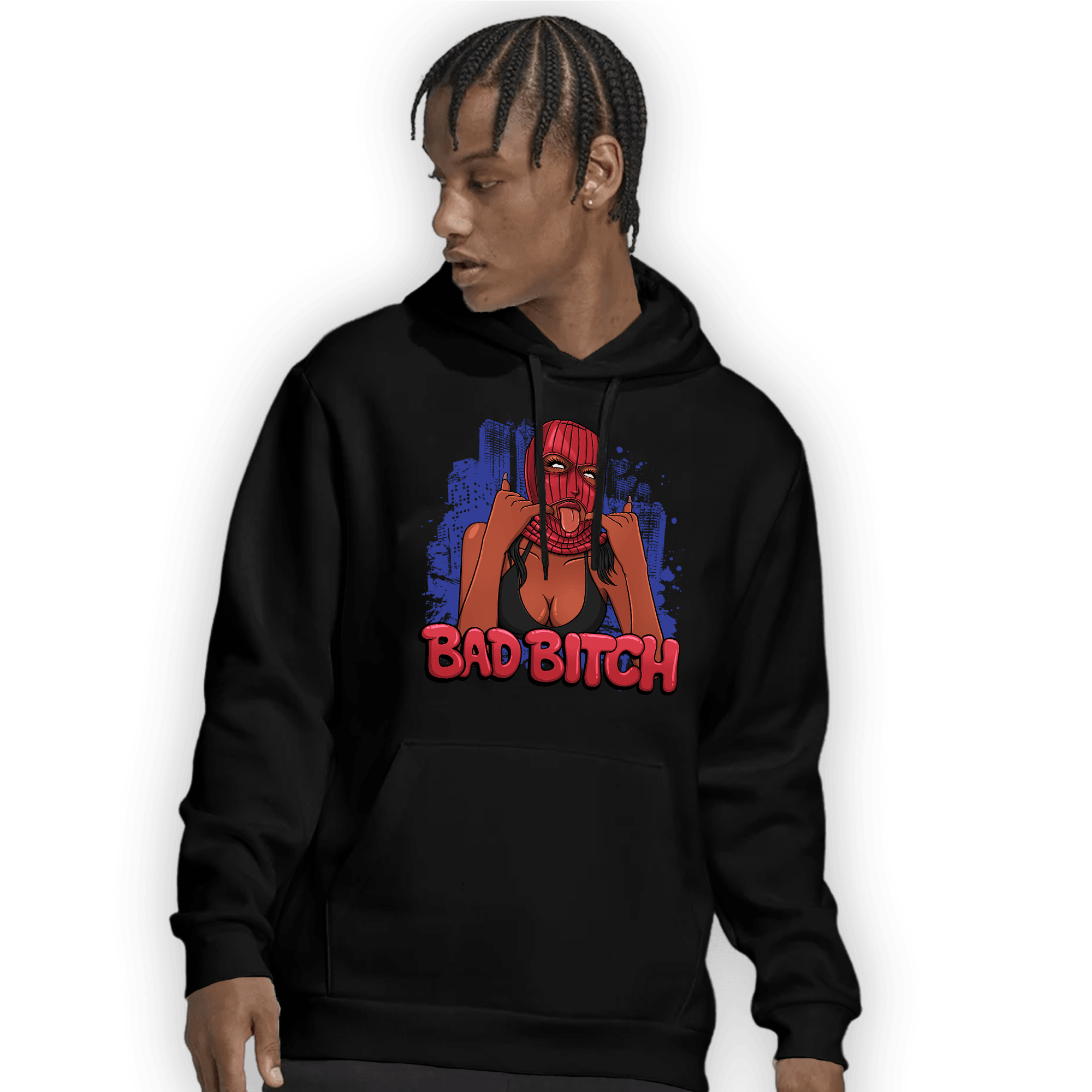 Playoffs 8s Hoodie Match Gangster Bad Bitch - NastyJamz