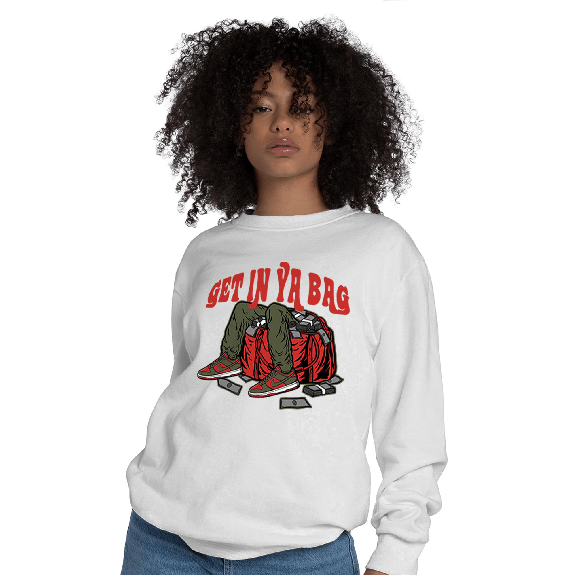 Dunk Low Mystic Red Sweatshirt Match Get In Ya Bag - NastyJamz