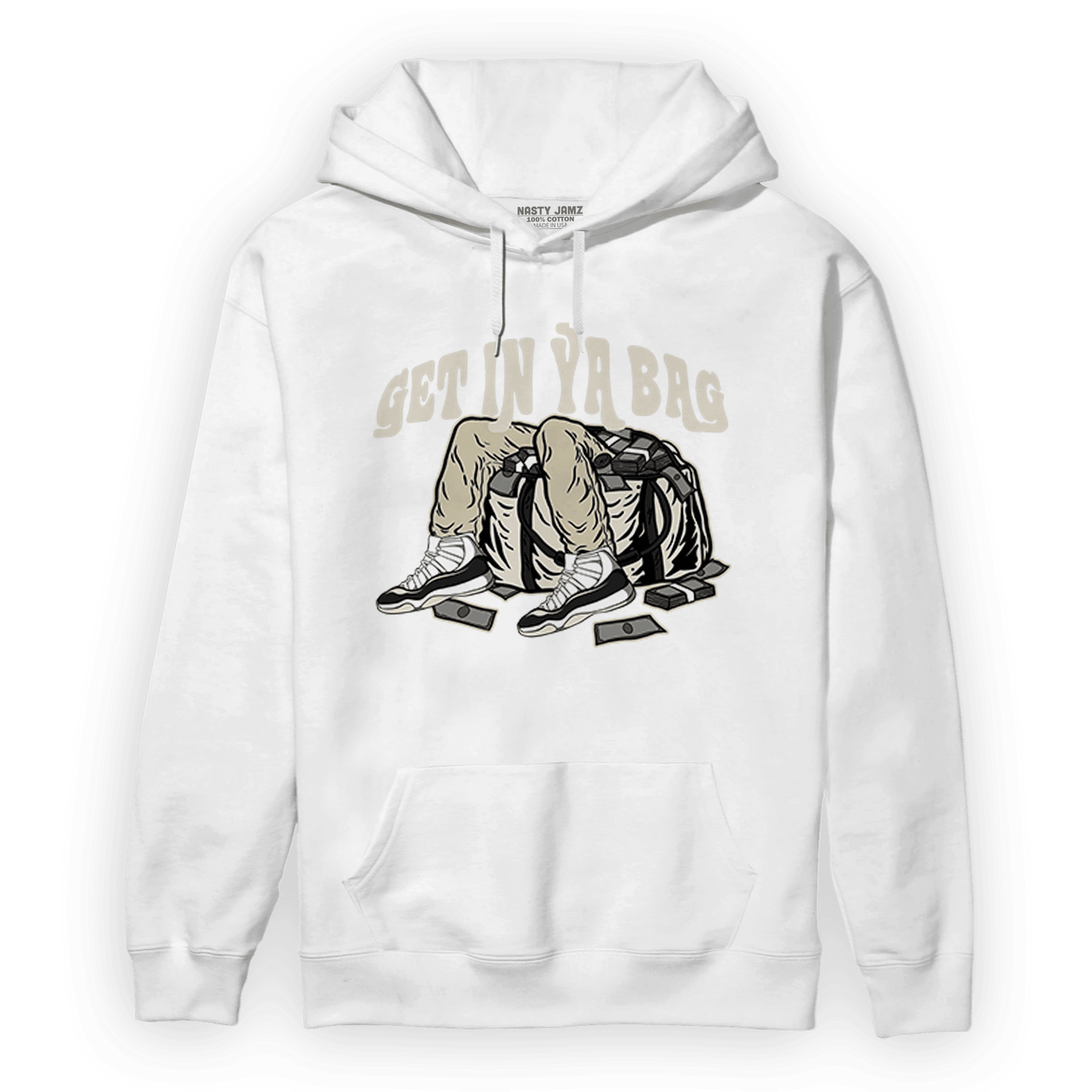 Gratitude 11s Hoodie Match Get In Ya Bag - NastyJamz