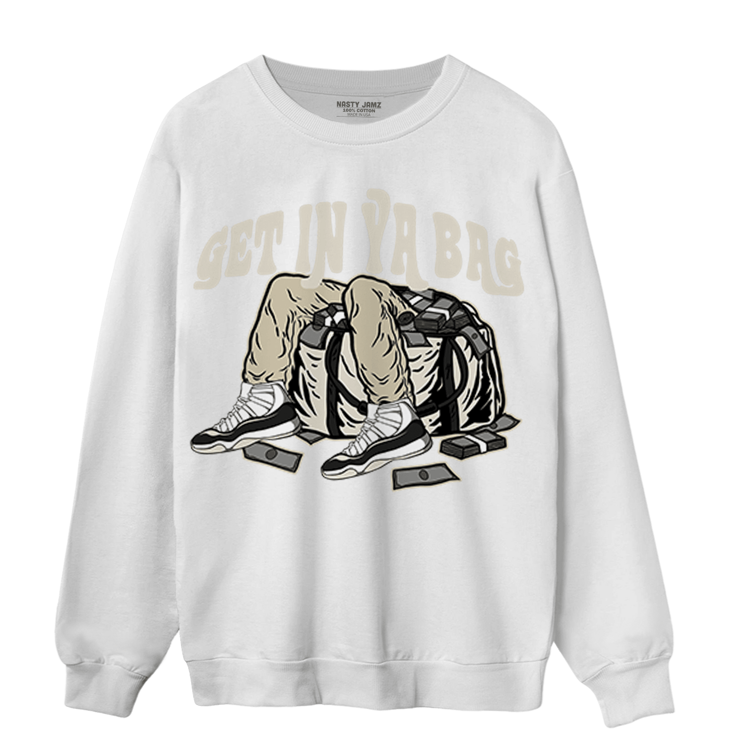 Gratitude 11s Sweatshirt Match Get In Ya Bag - NastyJamz