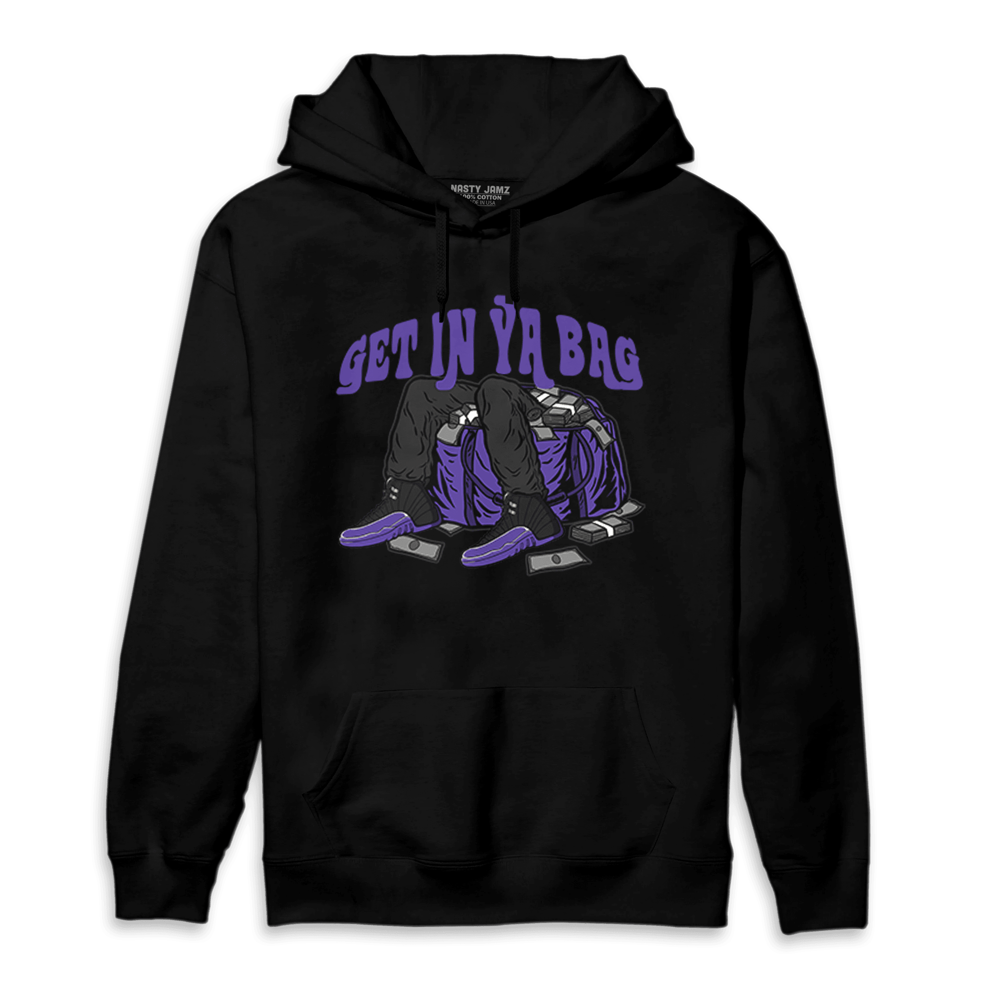 Field Purple 12s Hoodie Match Get In Ya Bag - NastyJamz