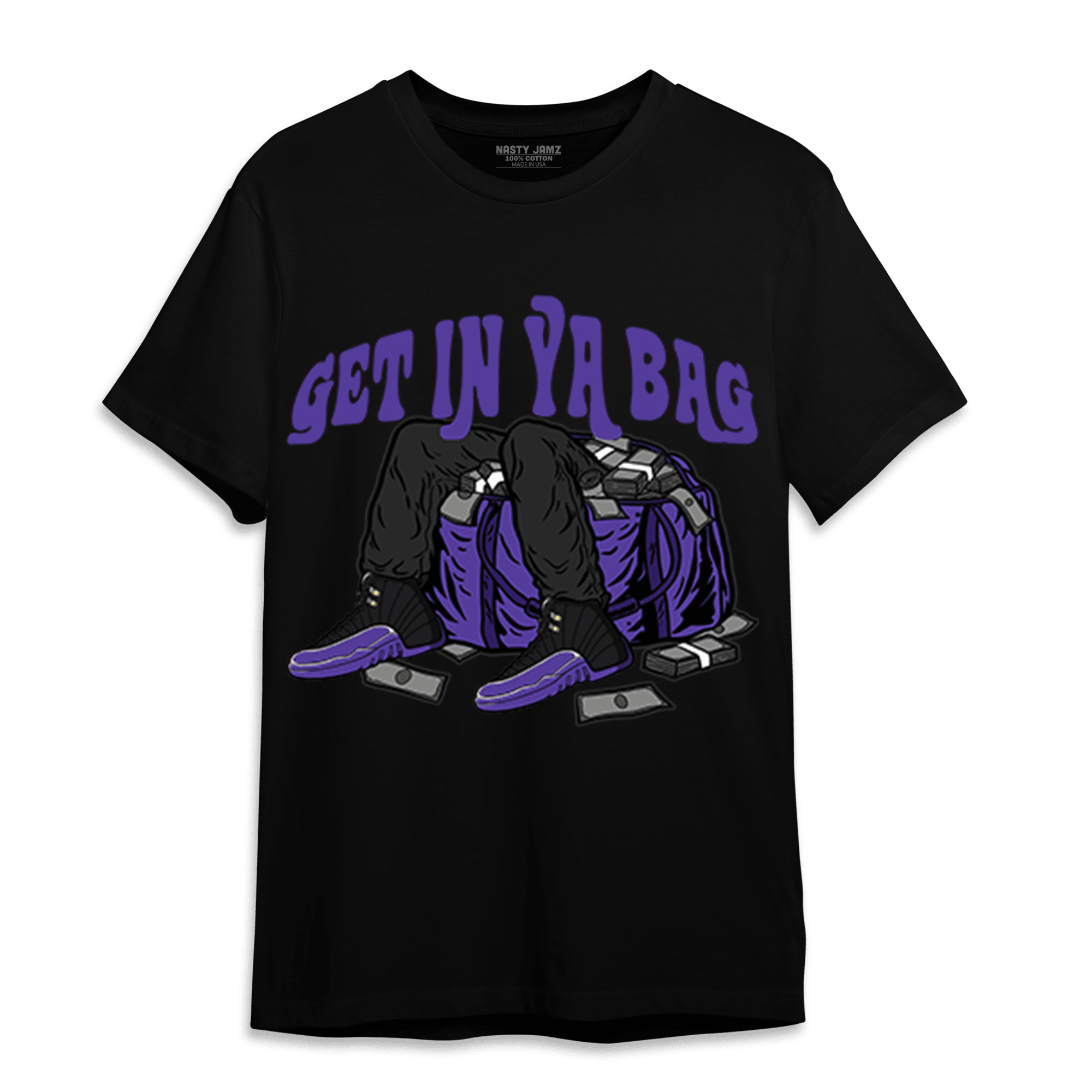 Field Purple 12s T Shirt Match Get In Ya Bag - NastyJamz
