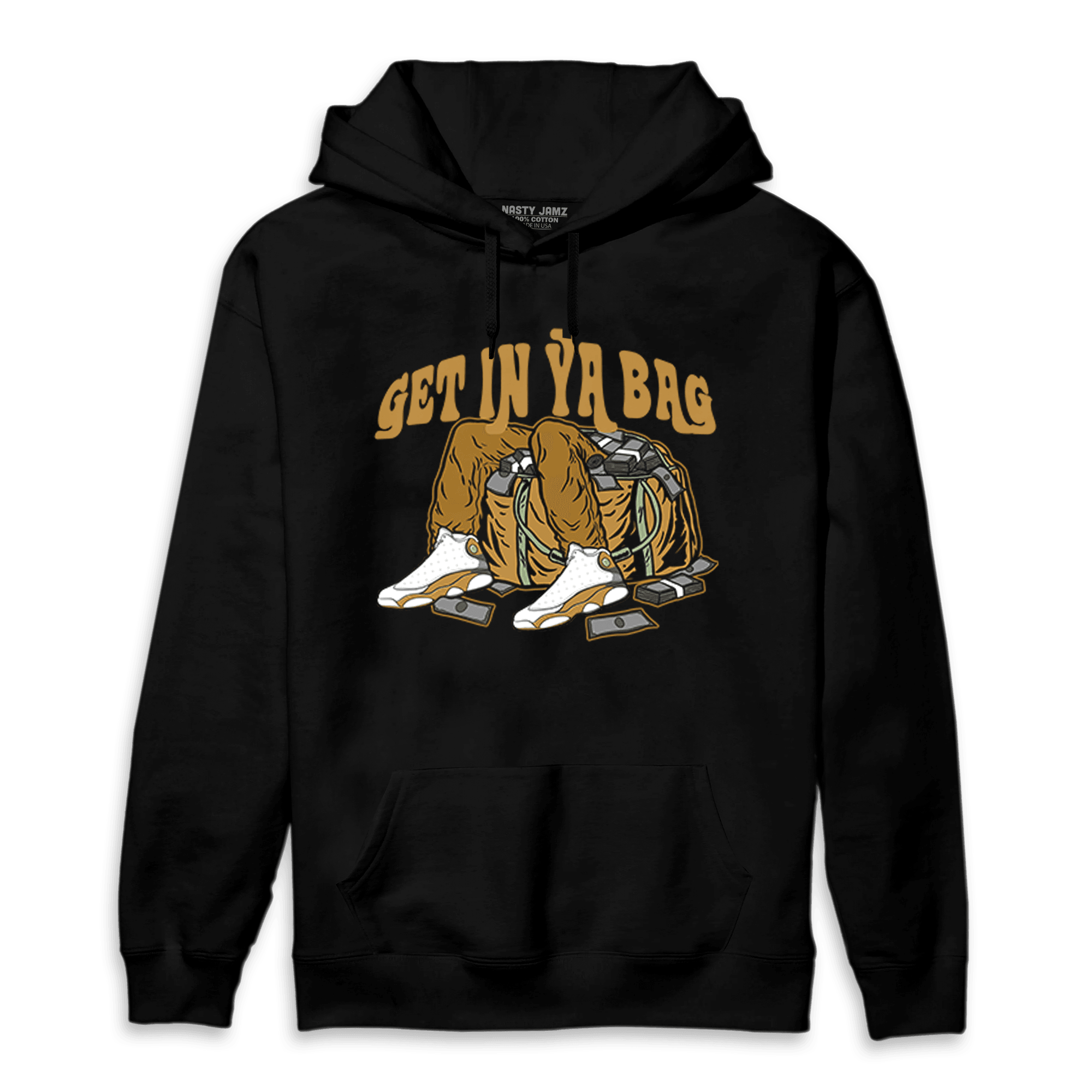 Wheat 13s Hoodie Match Get In Ya Bag - NastyJamz