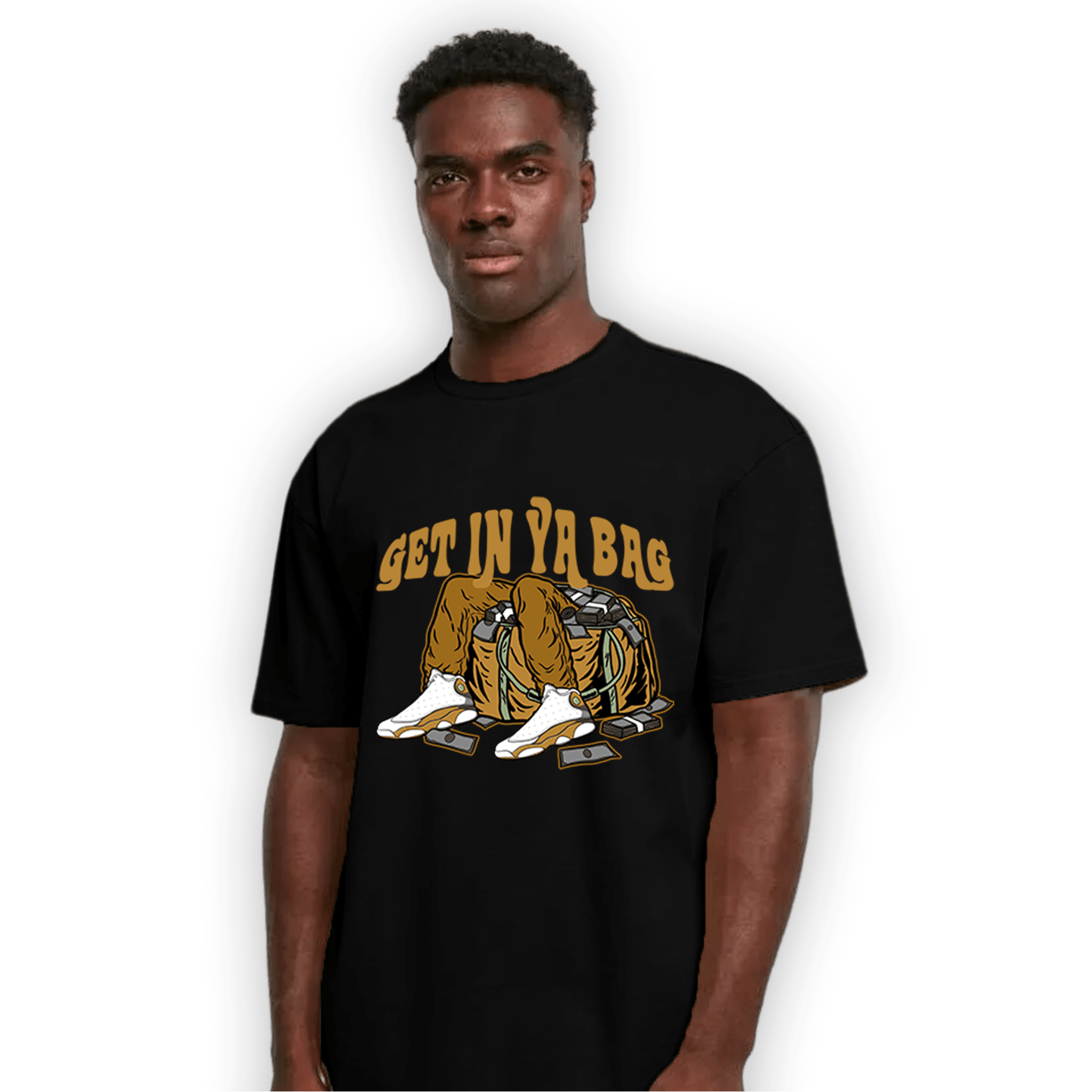 Wheat 13s T Shirt Match Get In Ya Bag - NastyJamz
