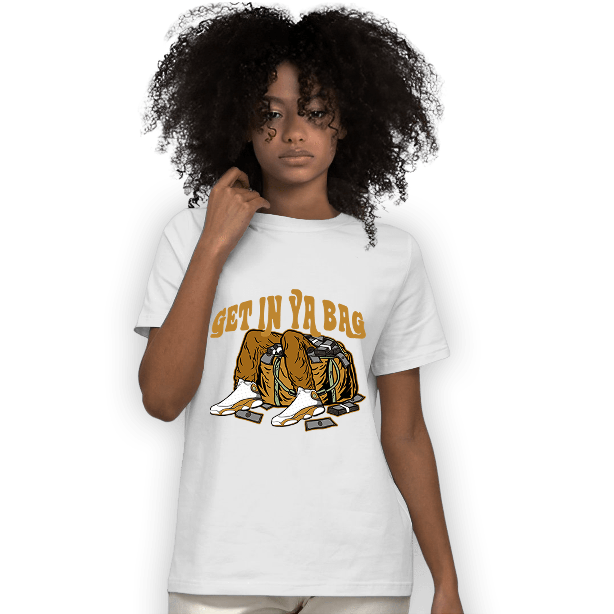 Wheat 13s T Shirt Match Get In Ya Bag - NastyJamz
