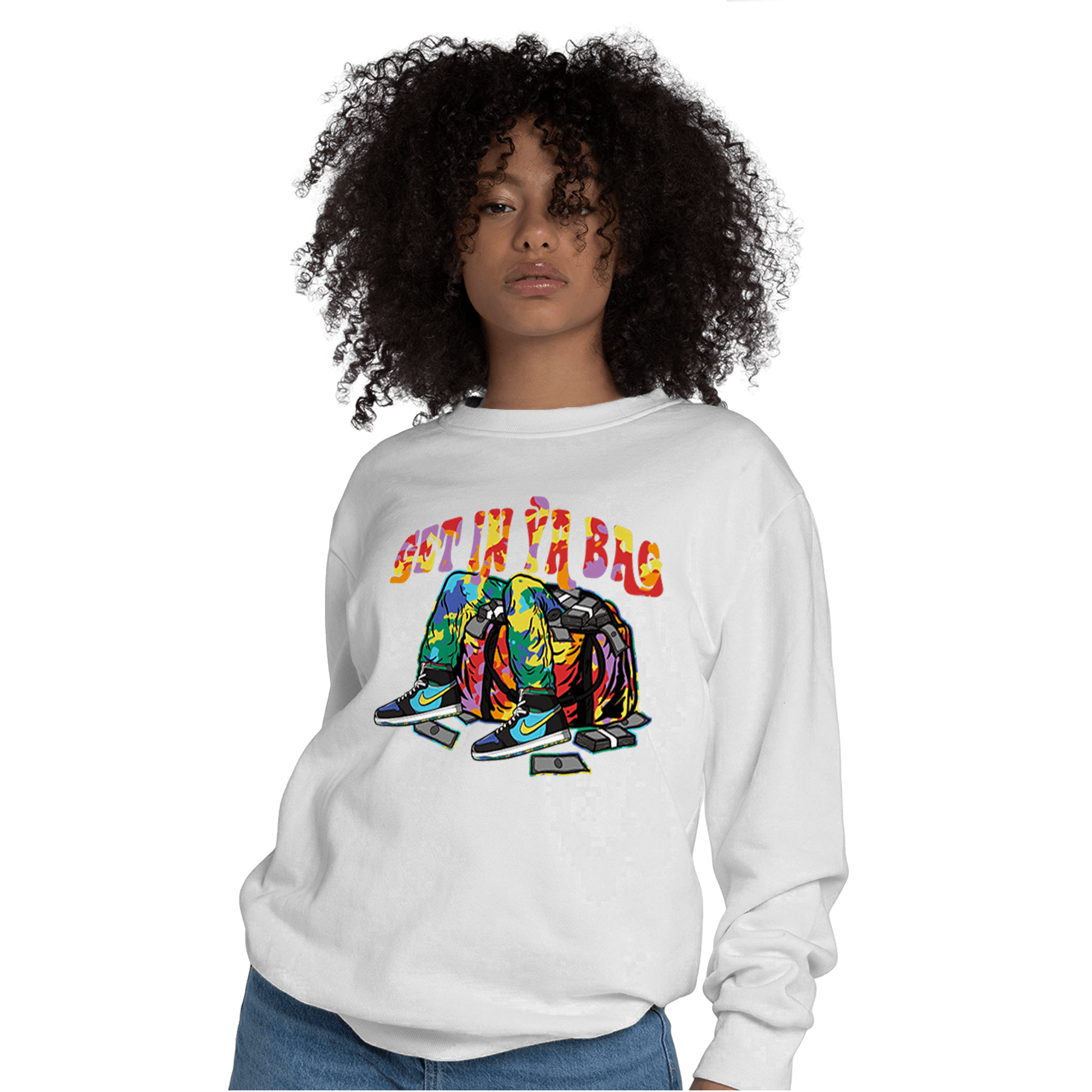 Mid GS Six Championships 1s Sweatshirt Match Get In Ya Bag - NastyJamz