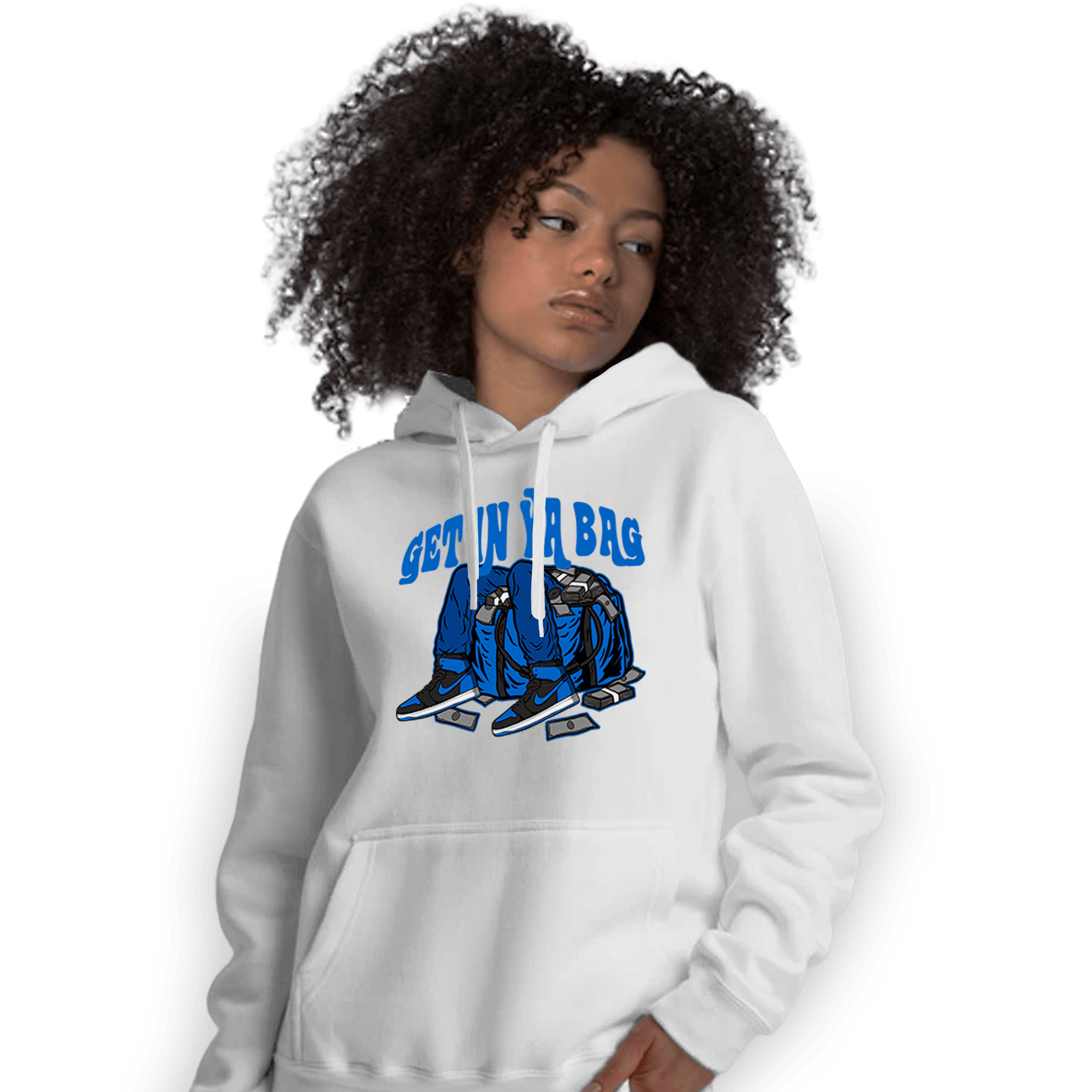 Royal Reimagined 1s Hoodie Match Get In Ya Bag - NastyJamz