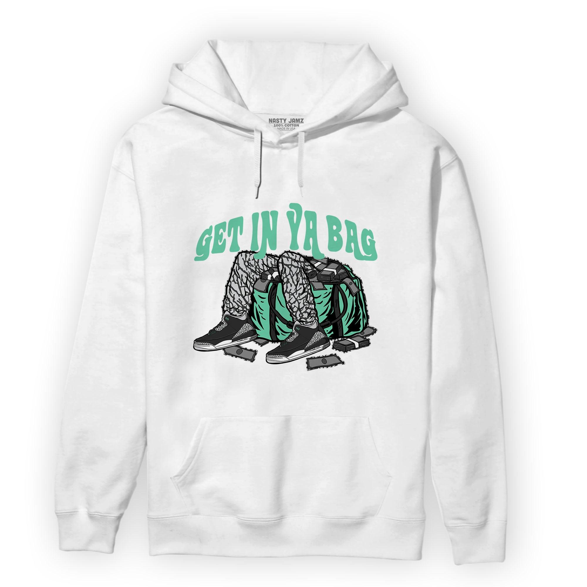 Green Glow 3s Hoodie Match Get In Ya Bag - NastyJamz