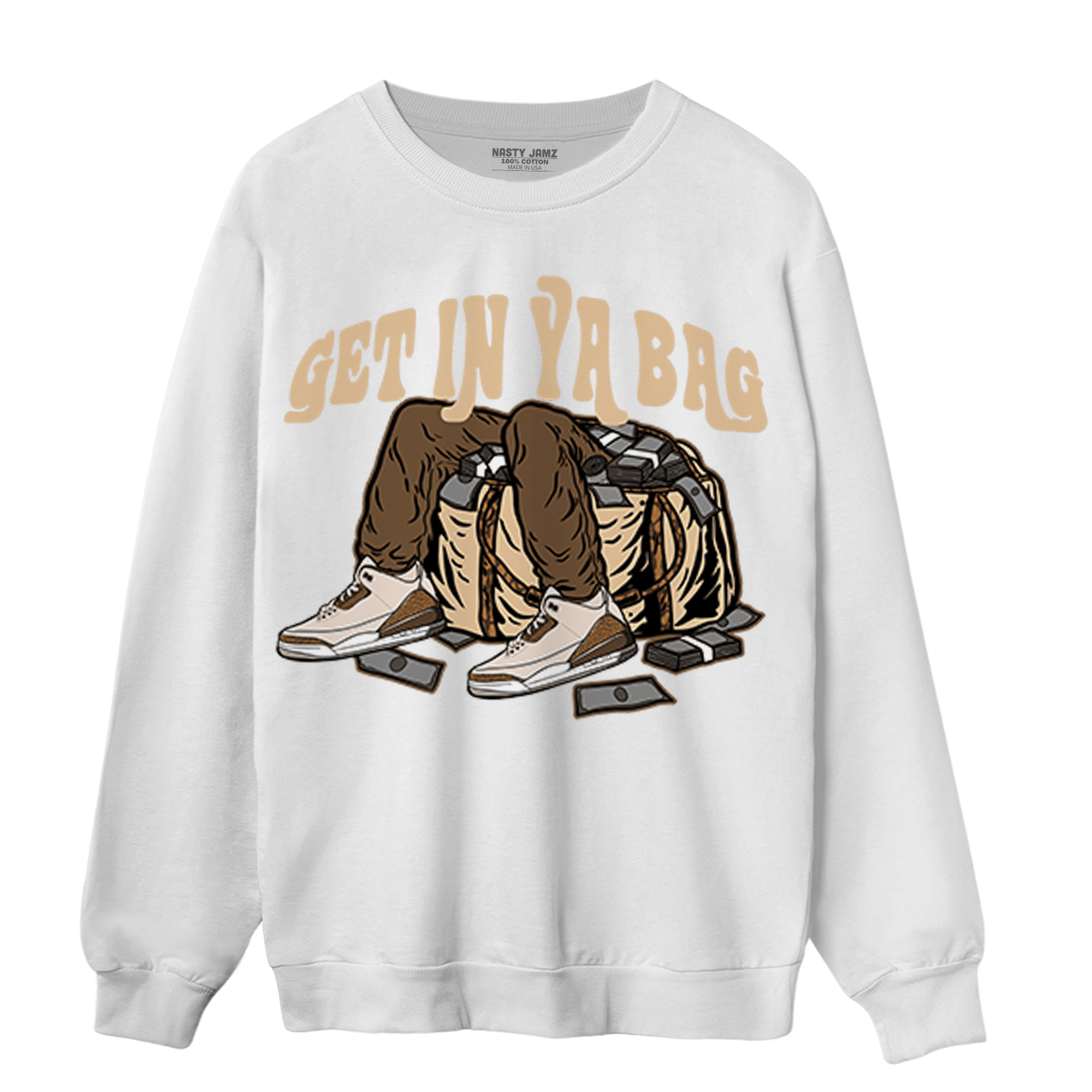 Palomino 3s Sweatshirt Match Get In Ya Bag - NastyJamz