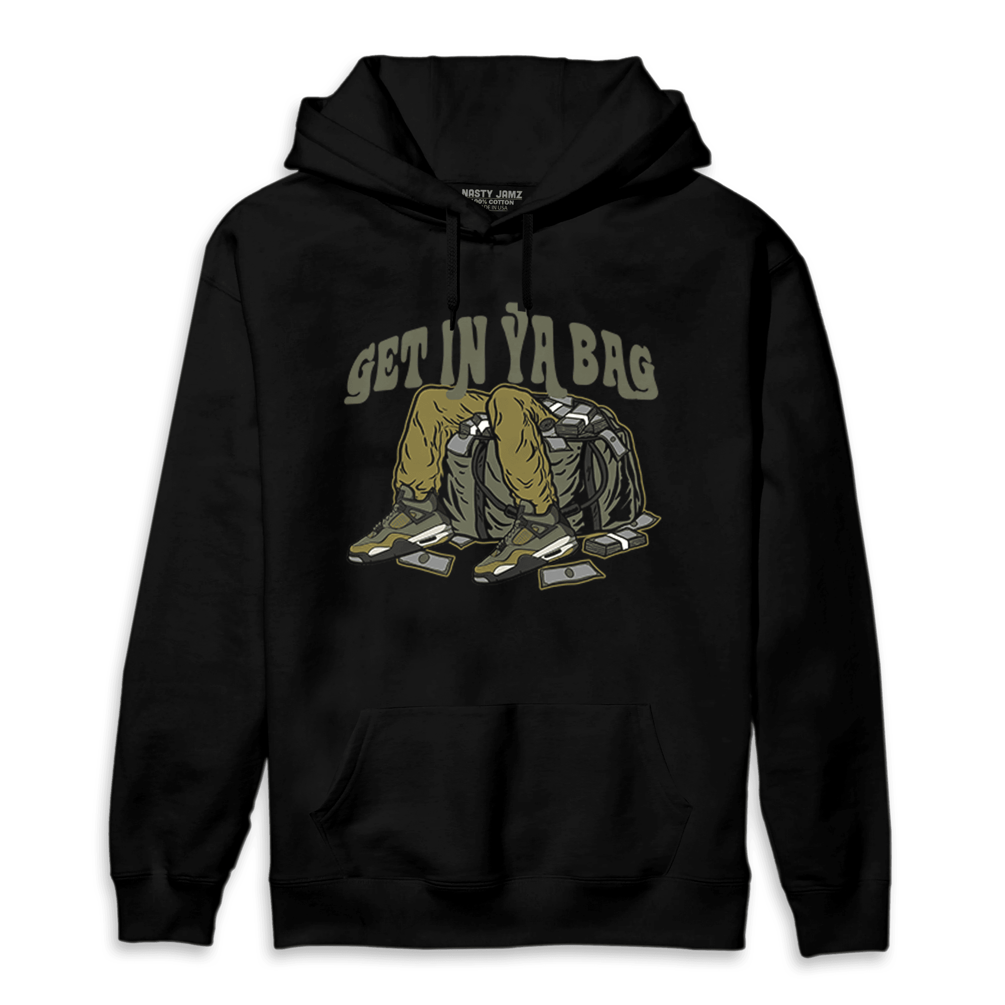 Craft Medium Olive 4s Hoodie Match Get In Ya Bag - NastyJamz