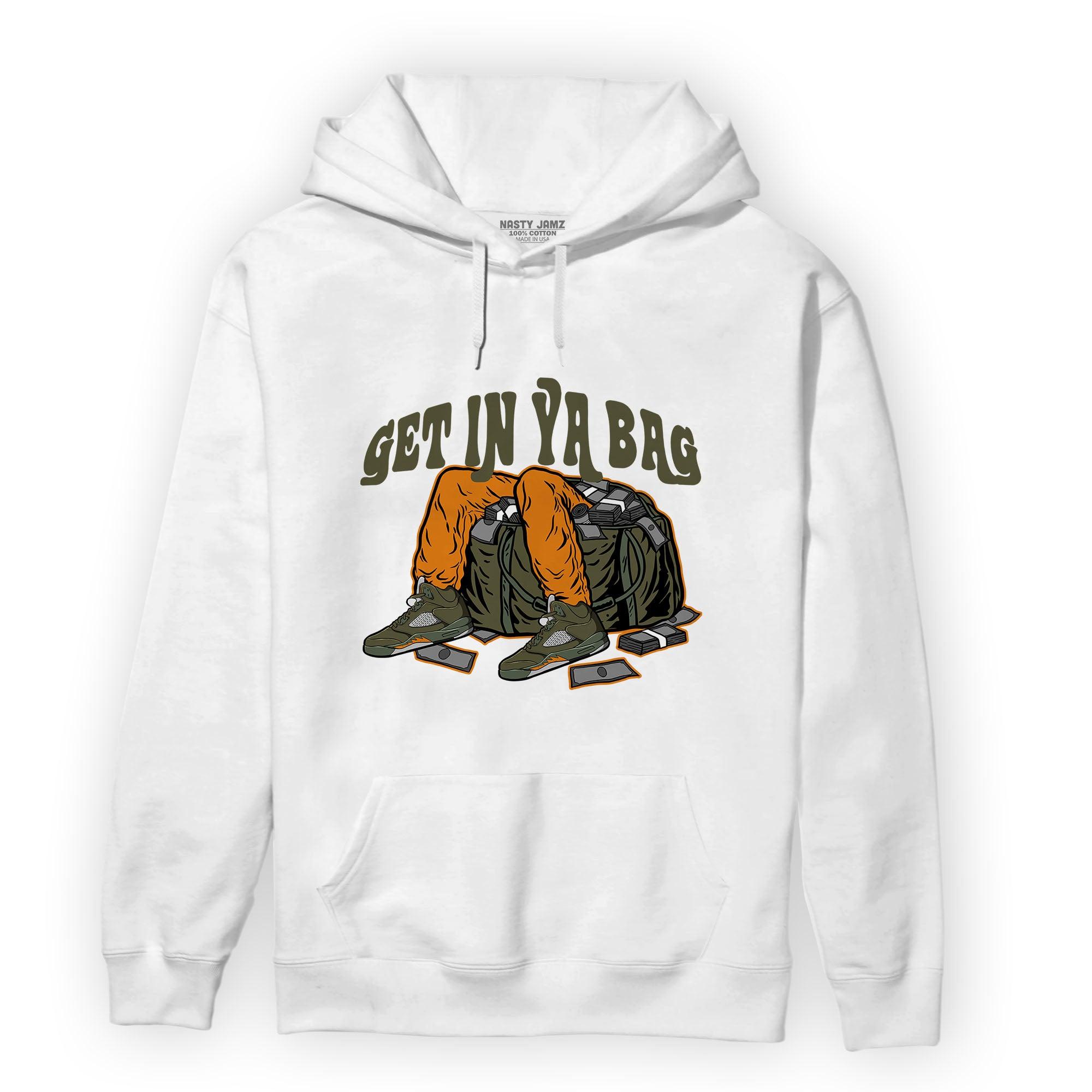 Olive 5s Hoodie Match Get In Ya Bag - NastyJamz