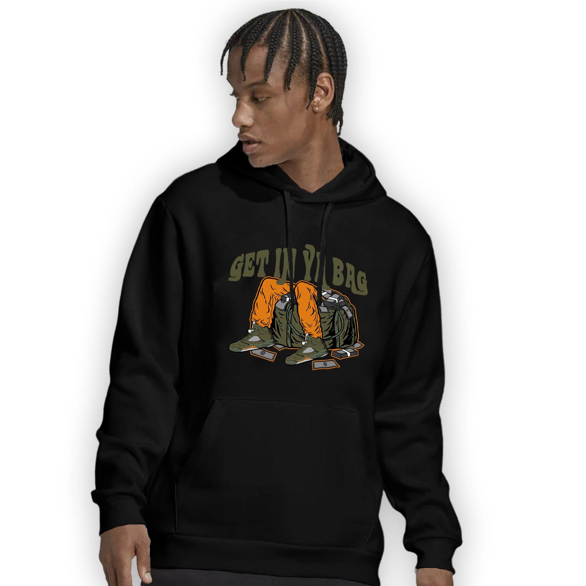 Olive 5s Hoodie Match Get In Ya Bag - NastyJamz
