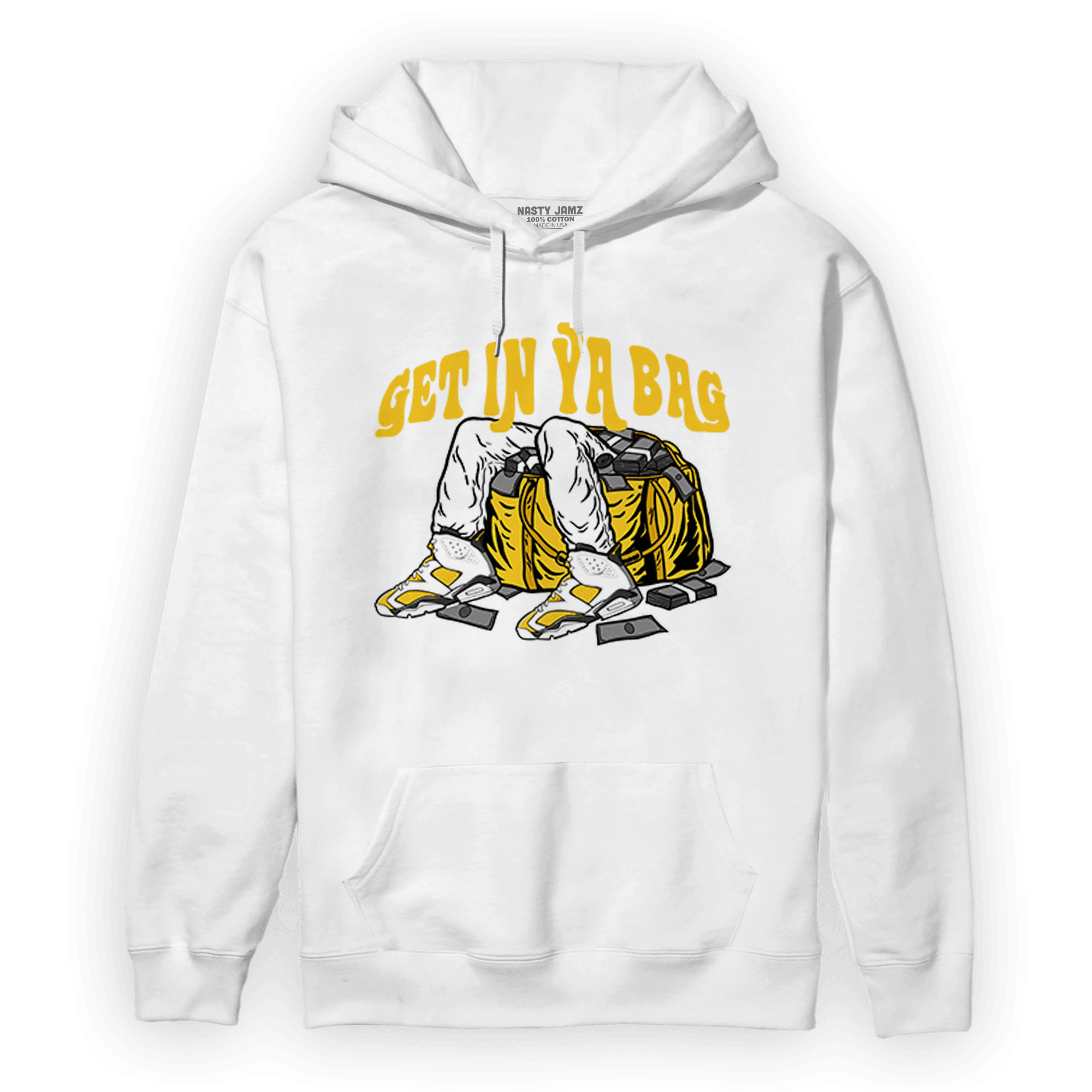 Yellow Ochre 6s Hoodie Match Get In Ya Bag - NastyJamz