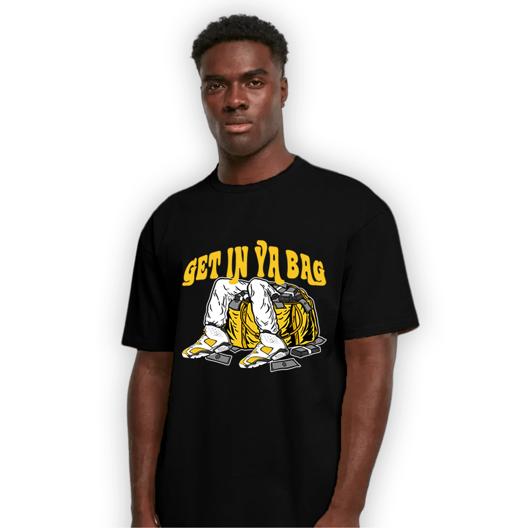Yellow Ochre 6s T Shirt Match Get In Ya Bag - NastyJamz