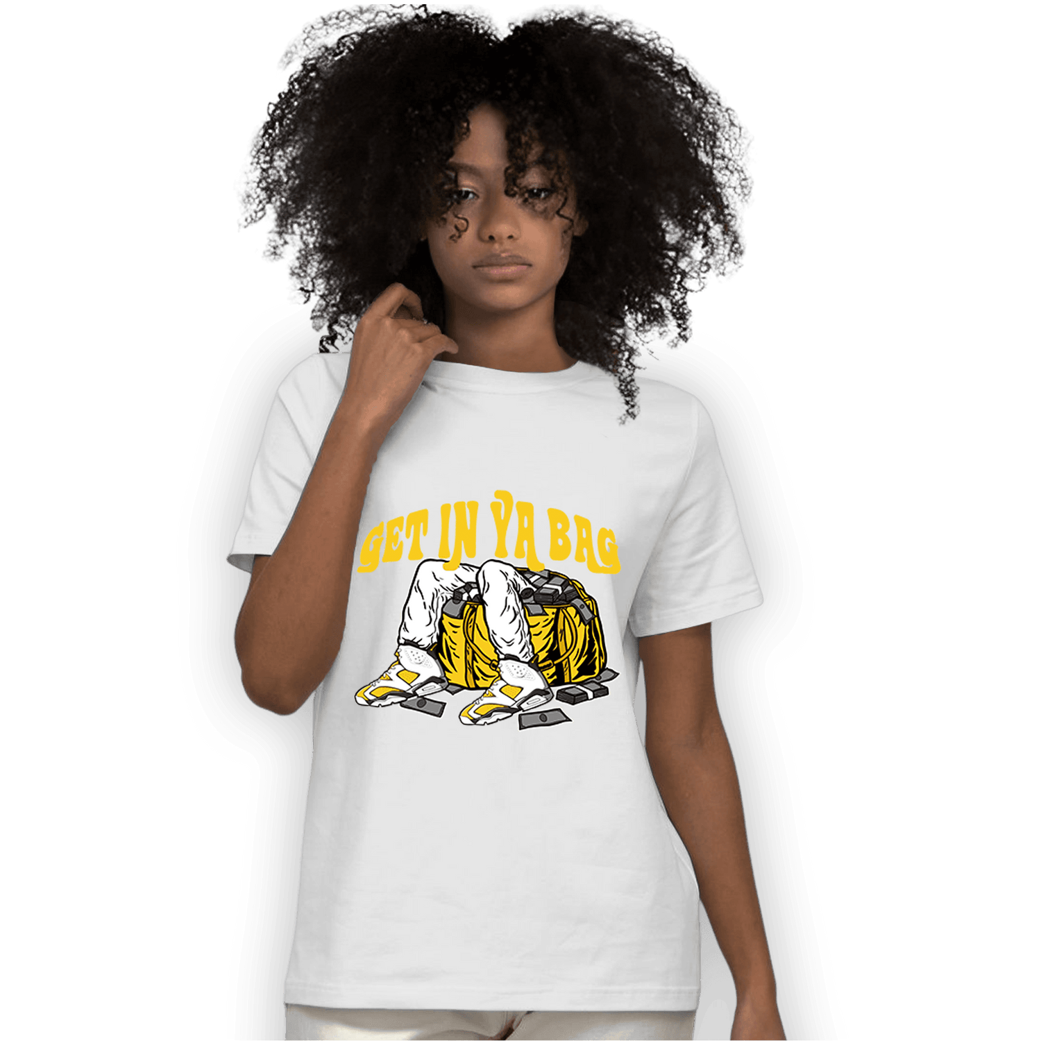 Yellow Ochre 6s T Shirt Match Get In Ya Bag - NastyJamz