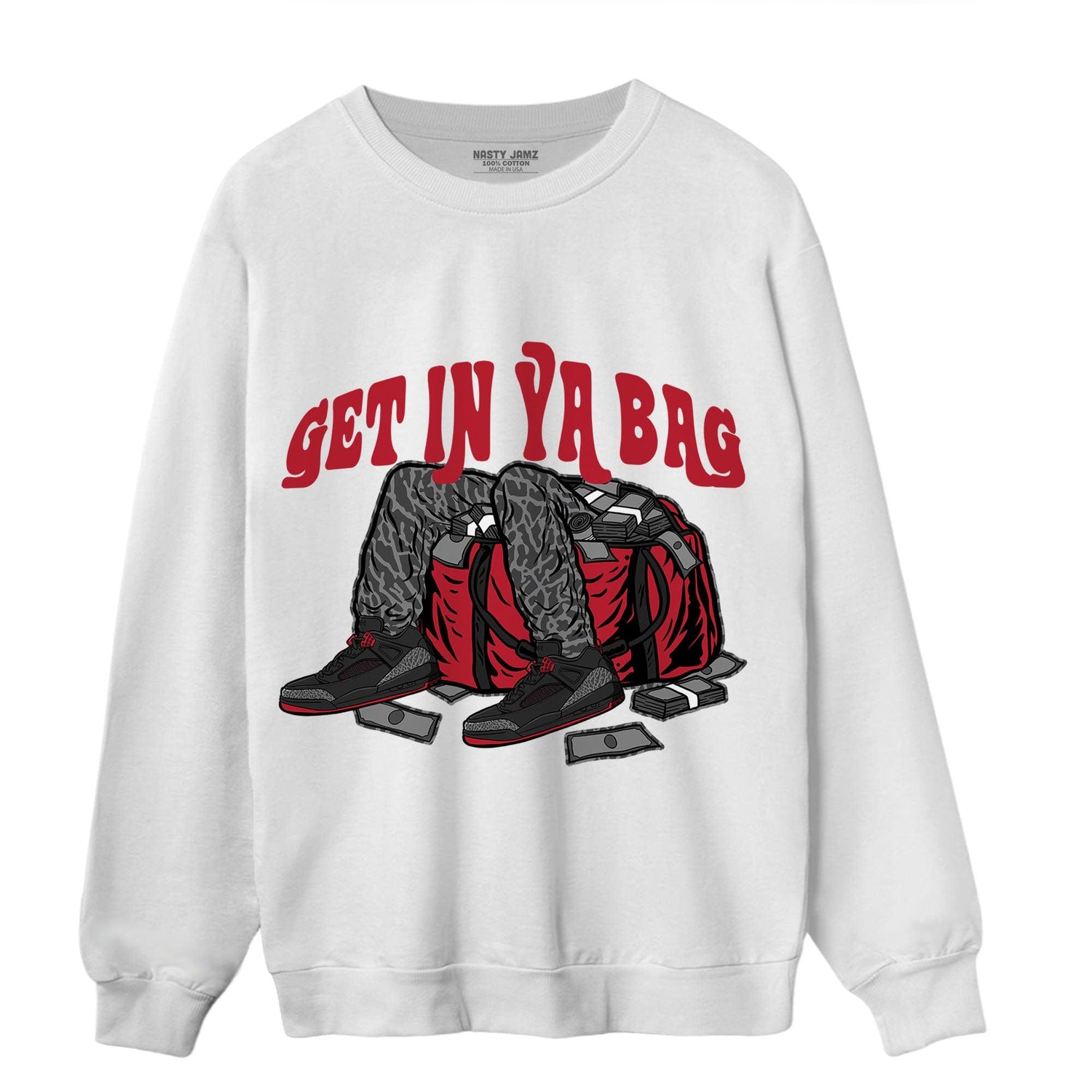 Spizike Low Bred Sweatshirt Match Get In Ya Bag - NastyJamz