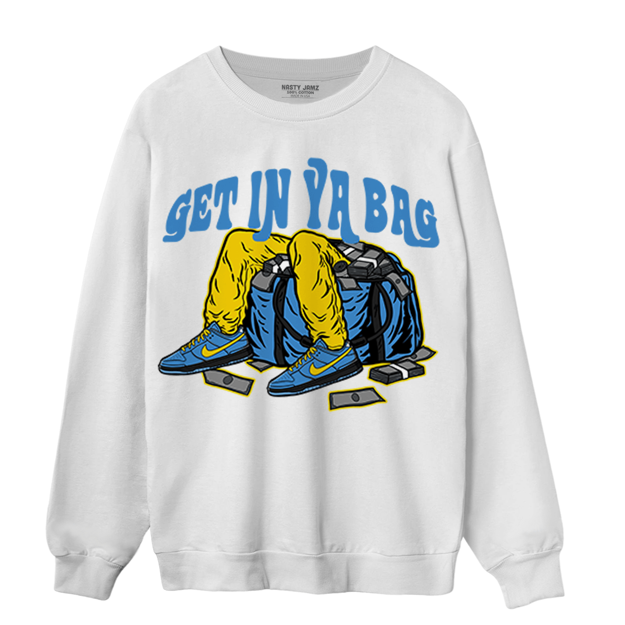 SB Dunk Bubbles Sweatshirt Match Get In Ya Bag - NastyJamz