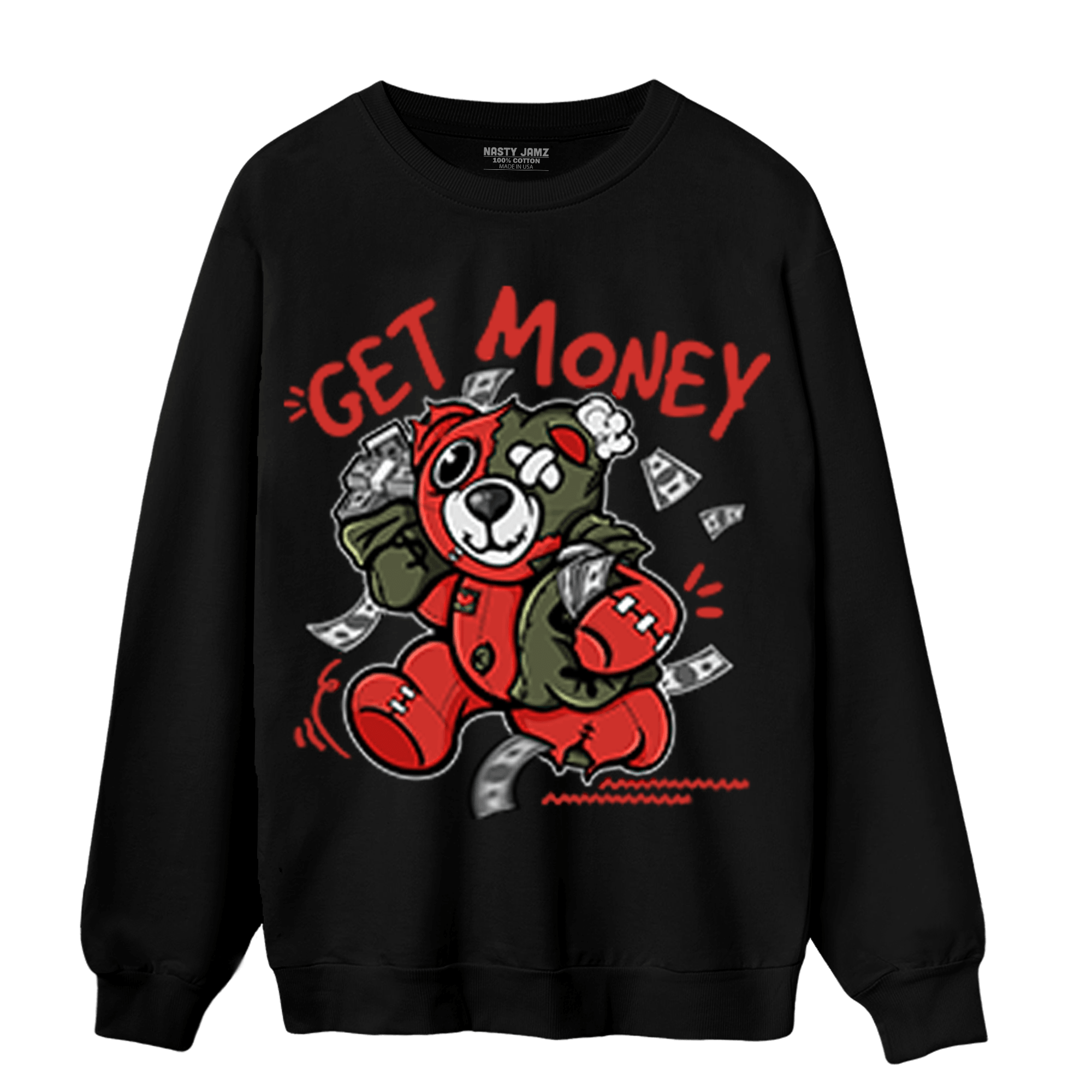 Dunk Low Mystic Red Sweatshirt Match Get Money BER - NastyJamz