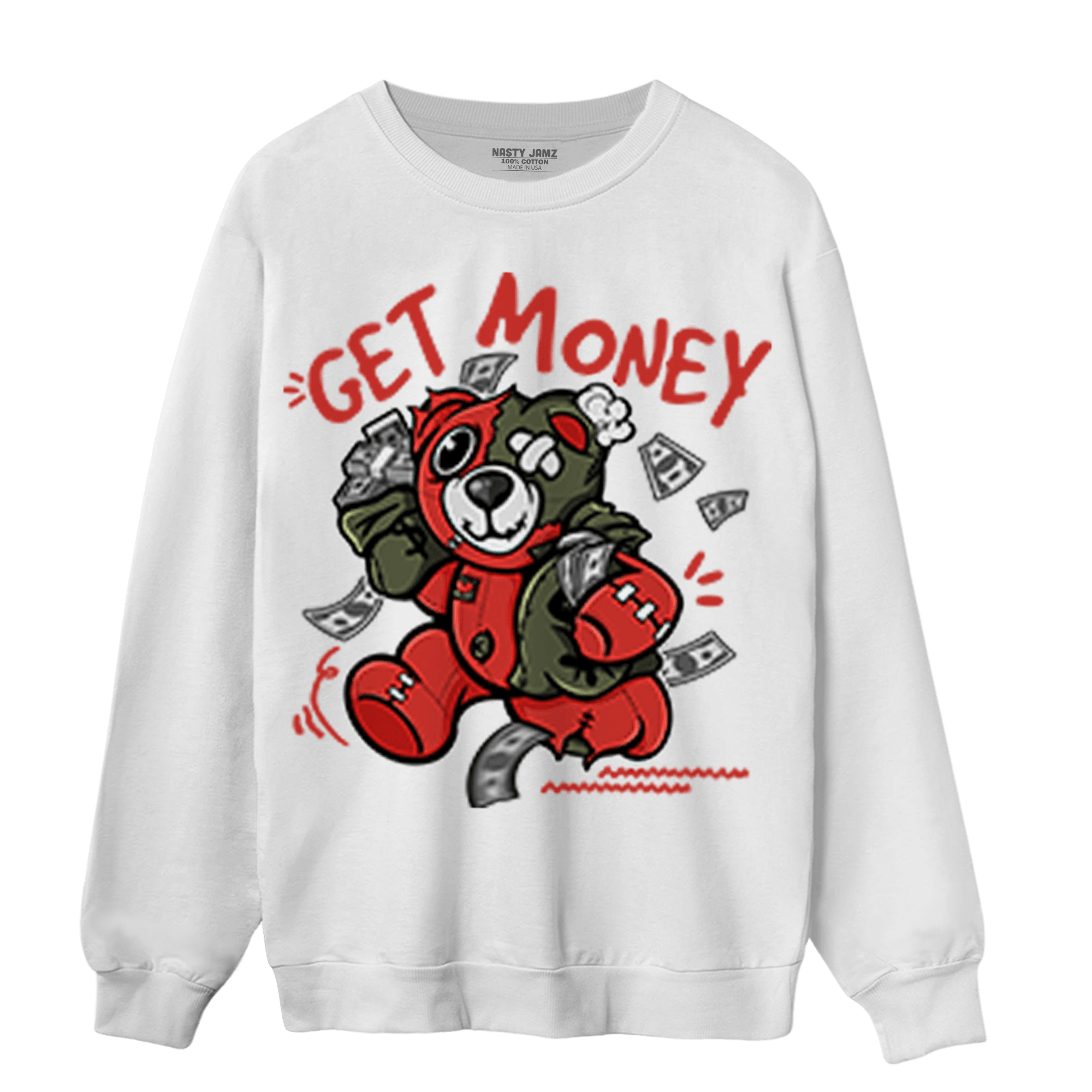 Dunk Low Mystic Red Sweatshirt Match Get Money BER - NastyJamz