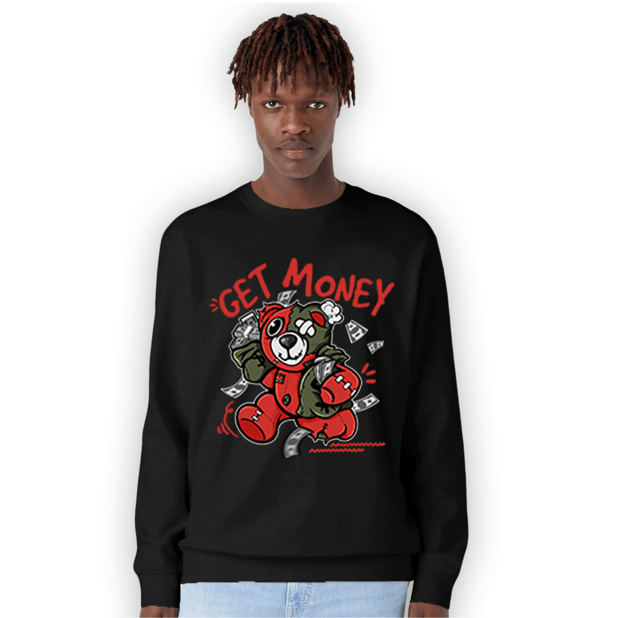 Dunk Low Mystic Red Sweatshirt Match Get Money BER - NastyJamz