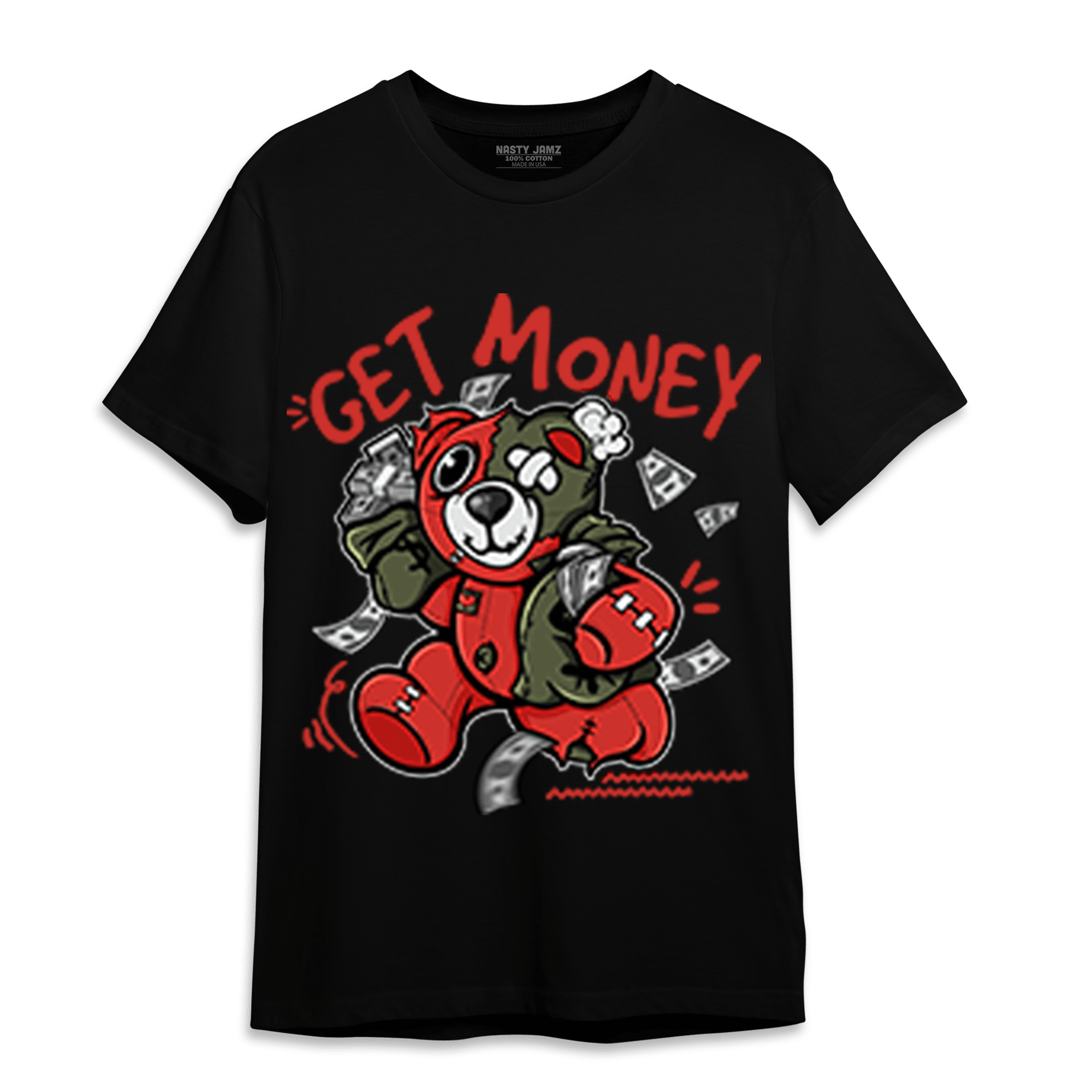 Dunk Low Mystic Red T Shirt Match Get Money BER - NastyJamz