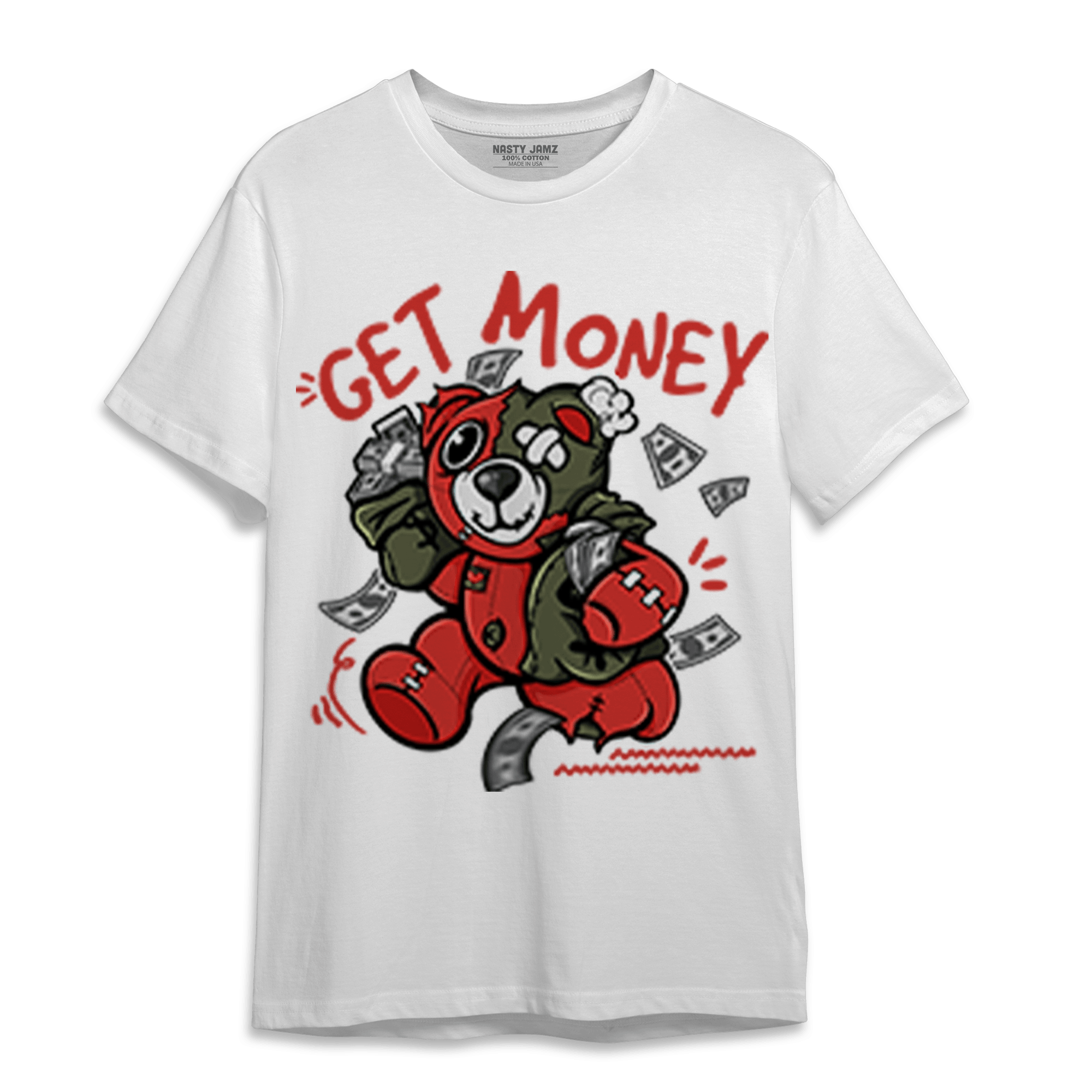 Dunk Low Mystic Red T Shirt Match Get Money BER - NastyJamz