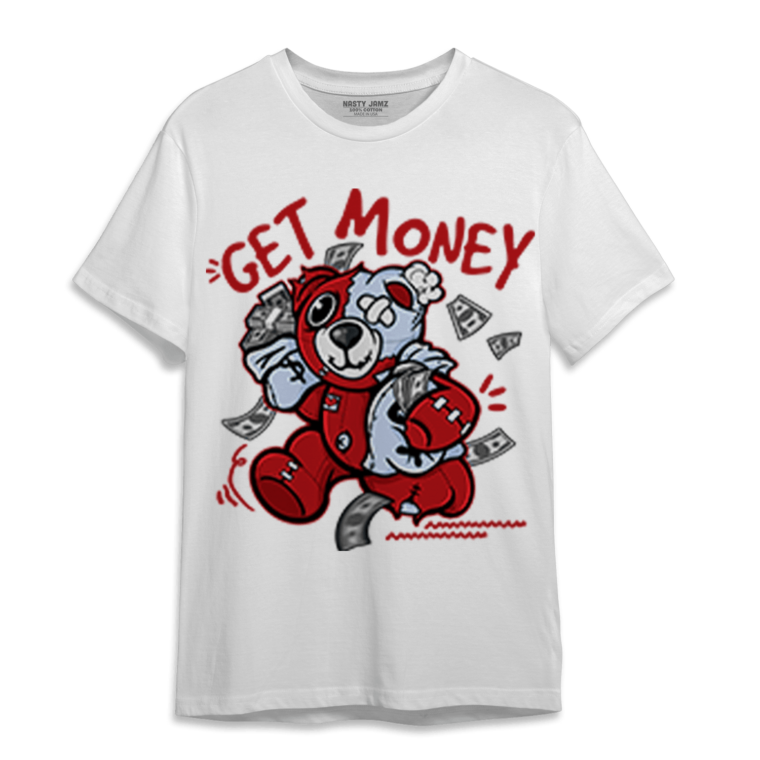Cherry 11s T Shirt Match Get Money BER - NastyJamz