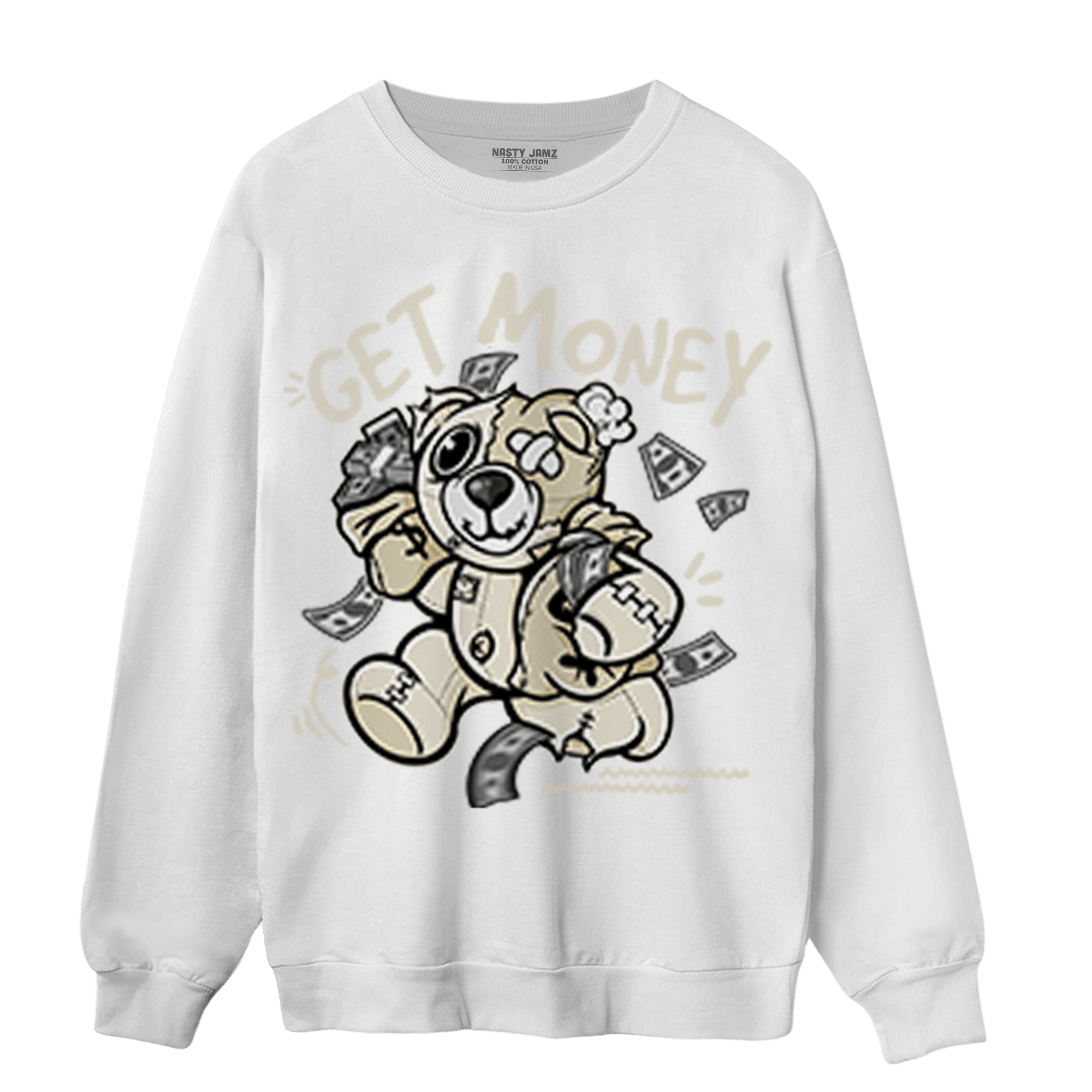 Gratitude 11s Sweatshirt Match Get Money BER - NastyJamz
