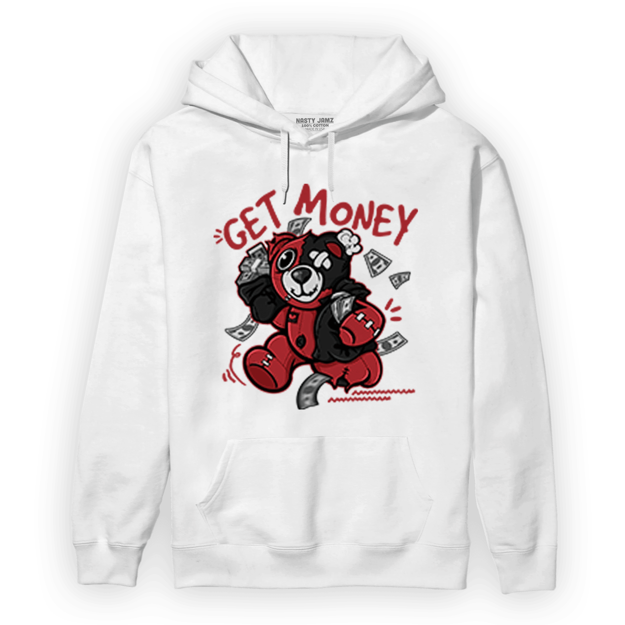 Cherry 12s Hoodie Match Get Money BER - NastyJamz