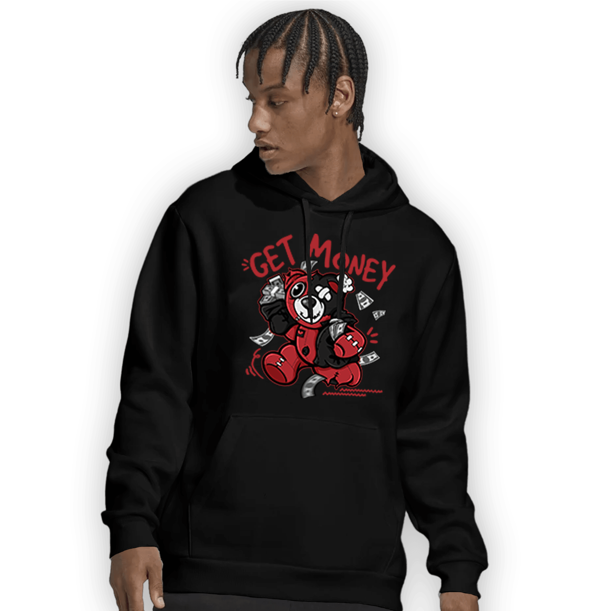 Cherry 12s Hoodie Match Get Money BER - NastyJamz