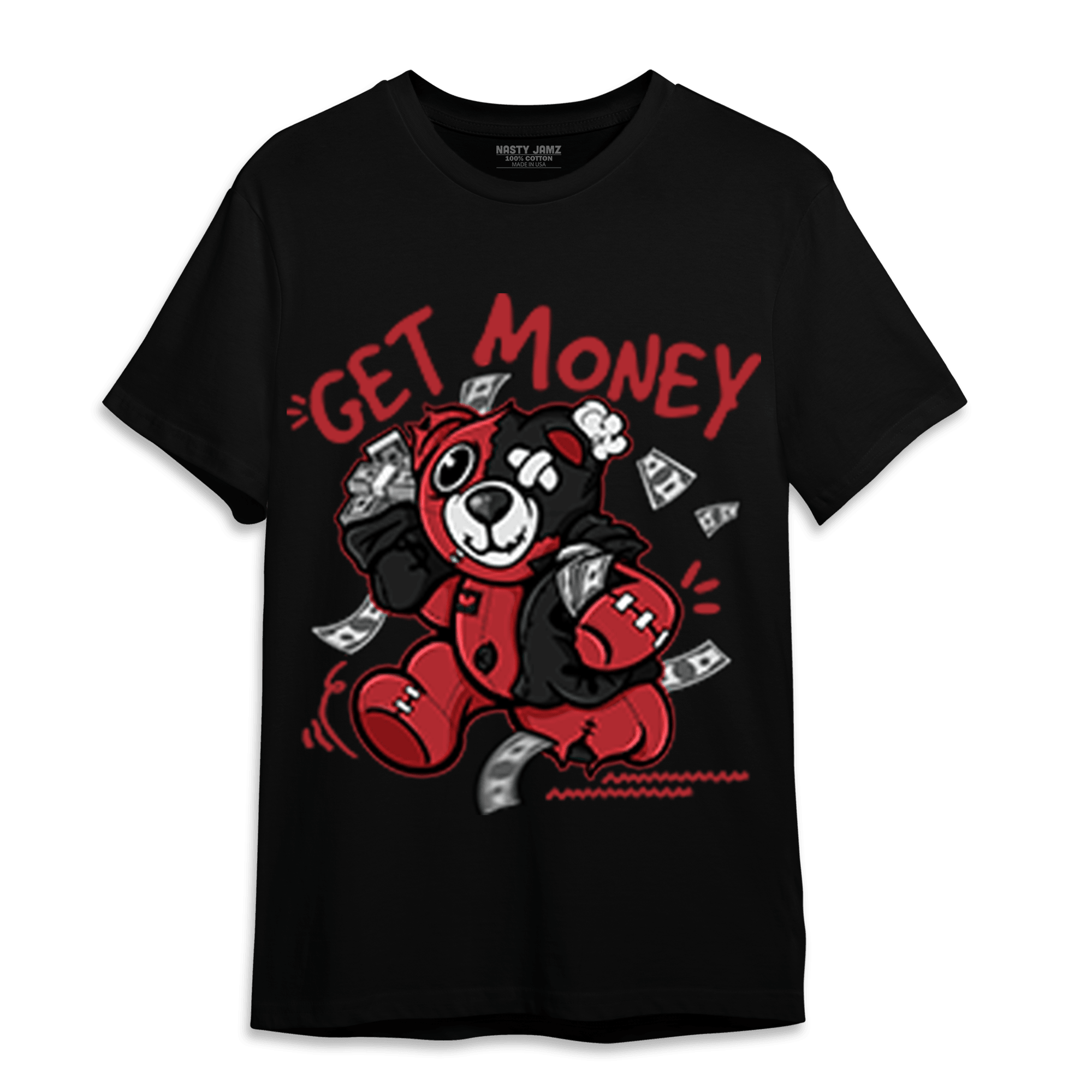 Cherry 12s T Shirt Match Get Money BER - NastyJamz