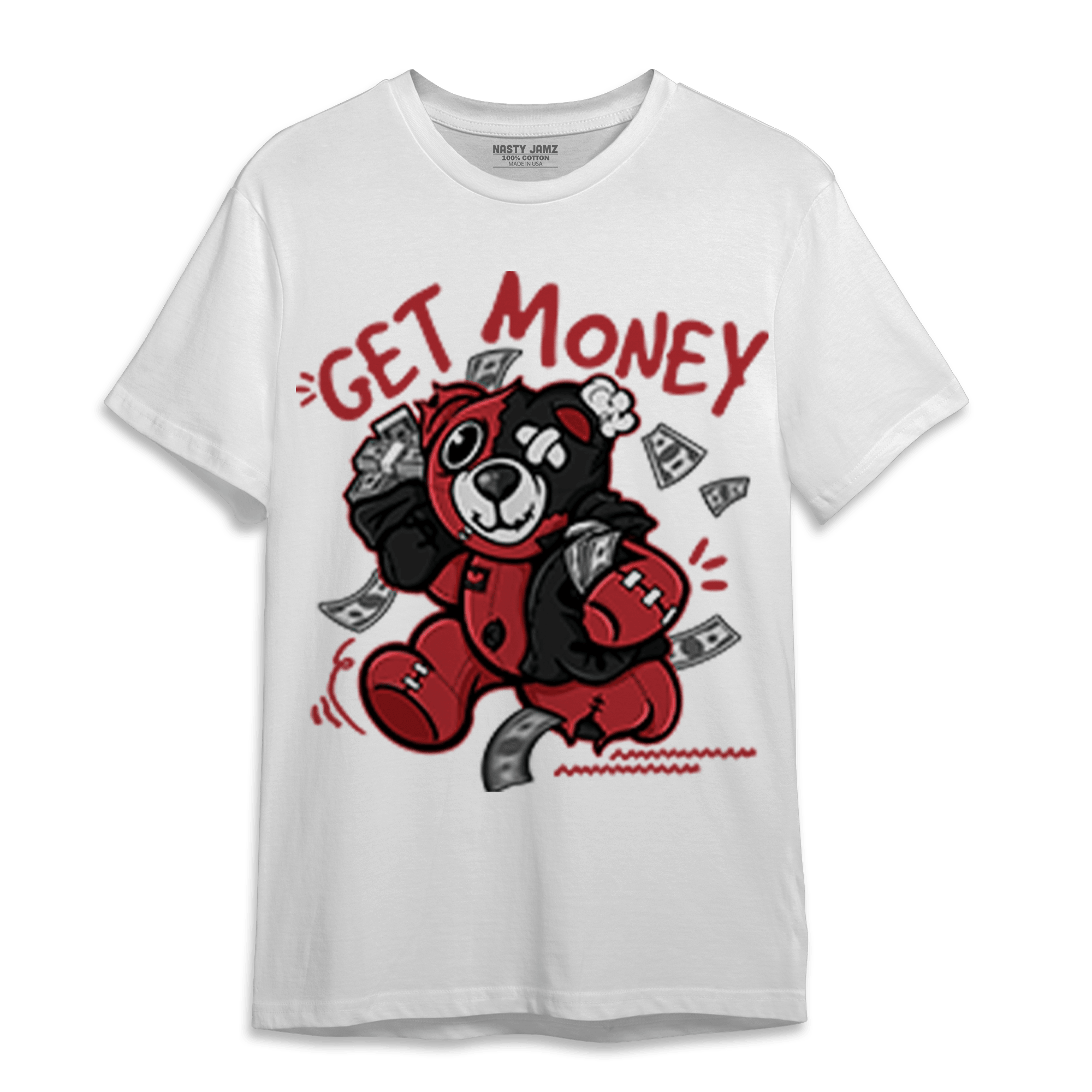 Cherry 12s T Shirt Match Get Money BER - NastyJamz
